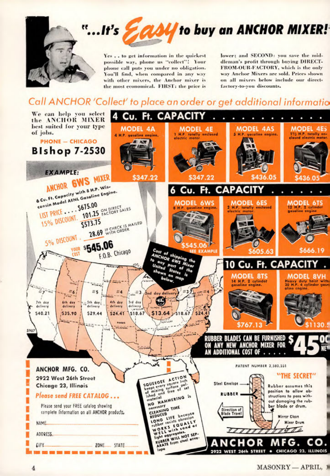 Masonry Magazine April 1961 Page. 4
