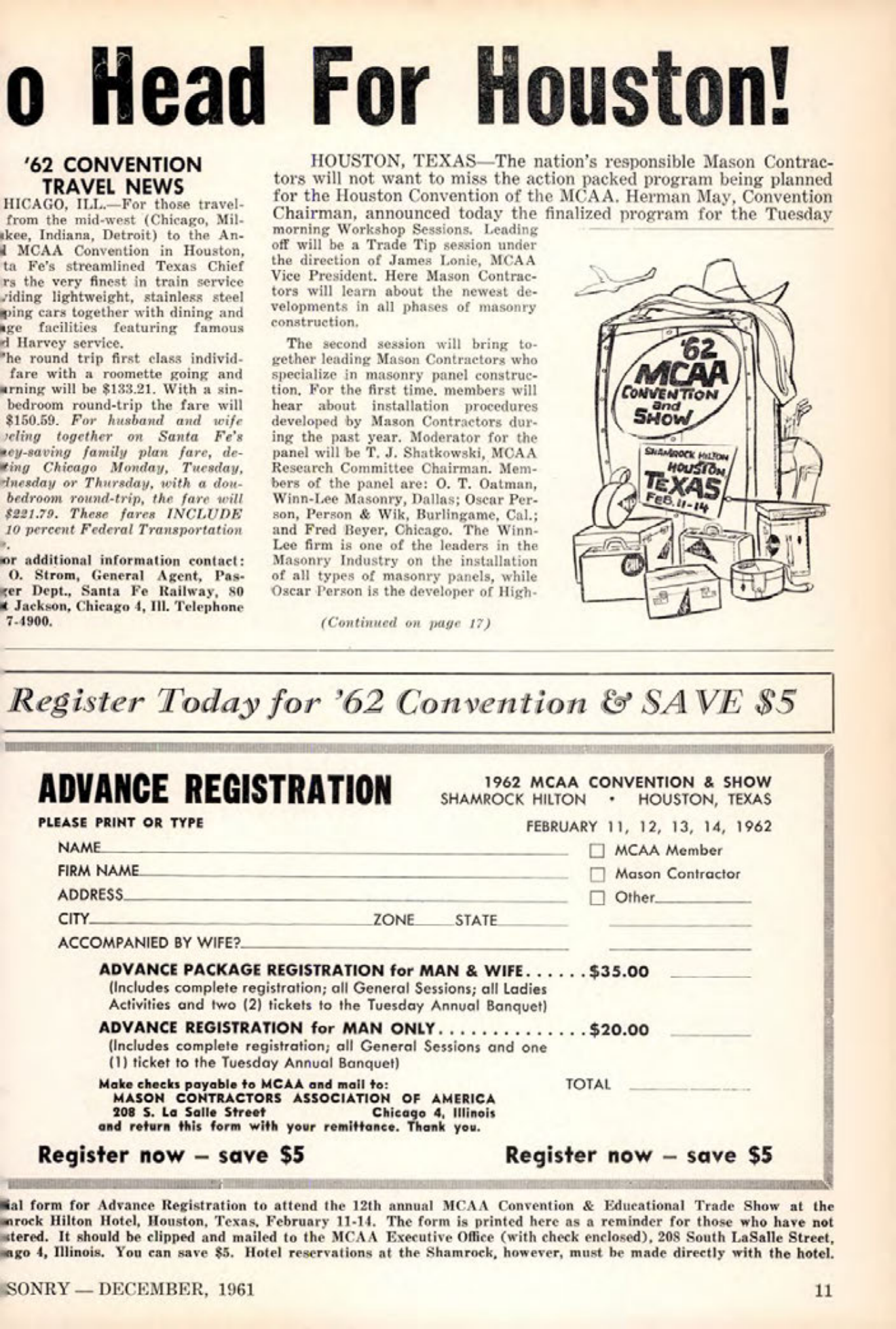 Masonry Magazine December 1961 Page. 11