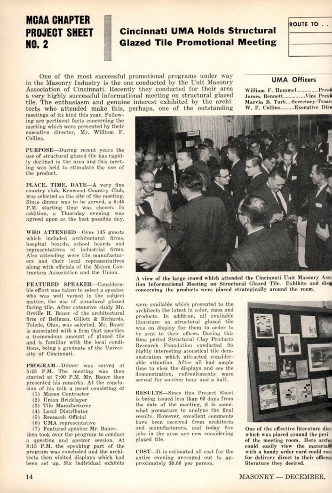 Masonry Magazine December 1961 Page. 14