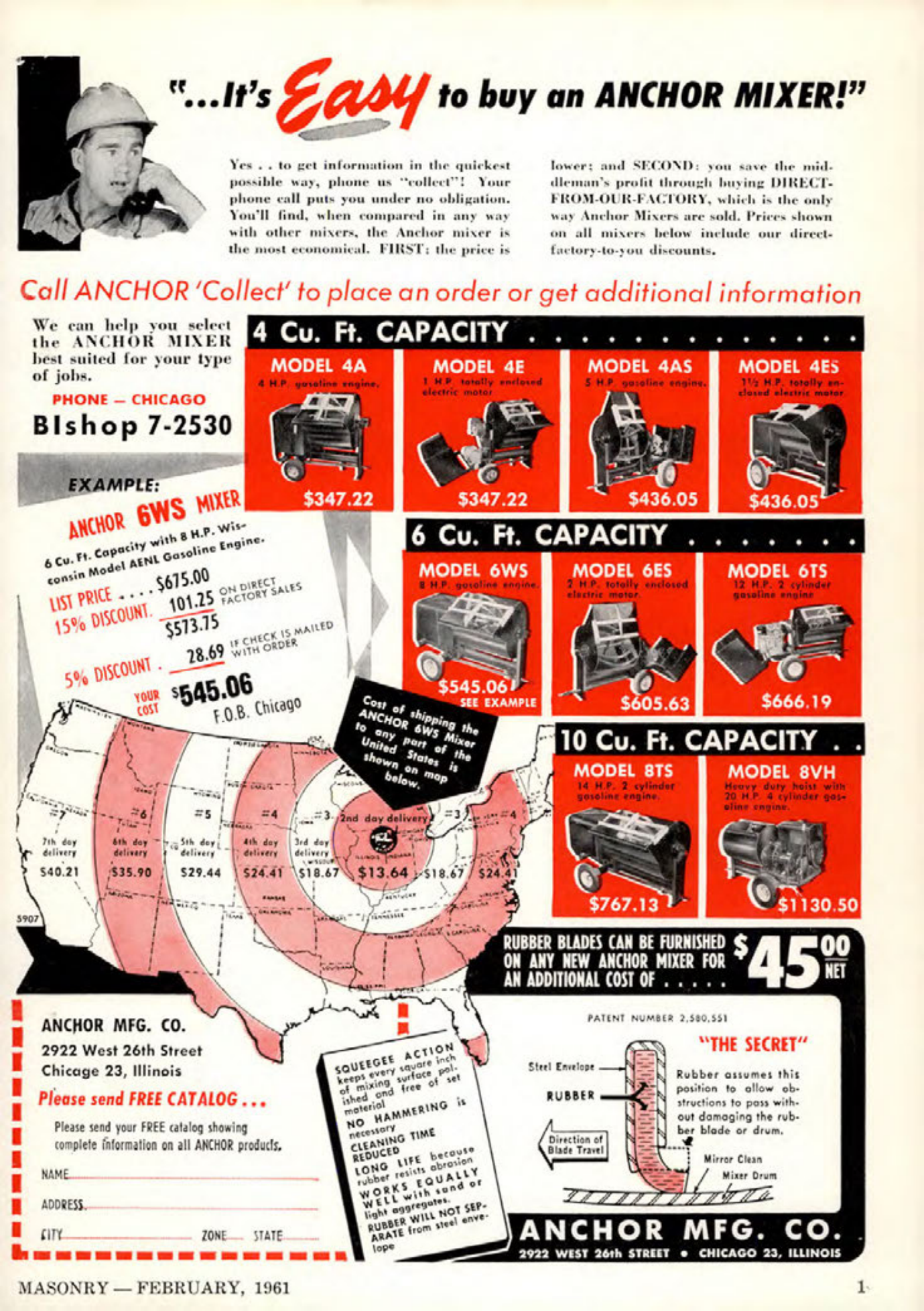 Masonry Magazine February 1961 Page. 3
