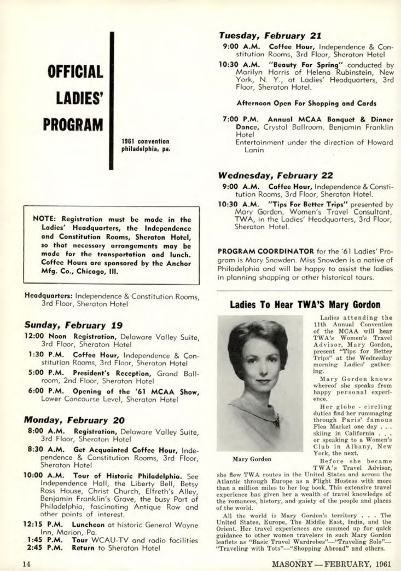 Masonry Magazine February 1961 Page. 16