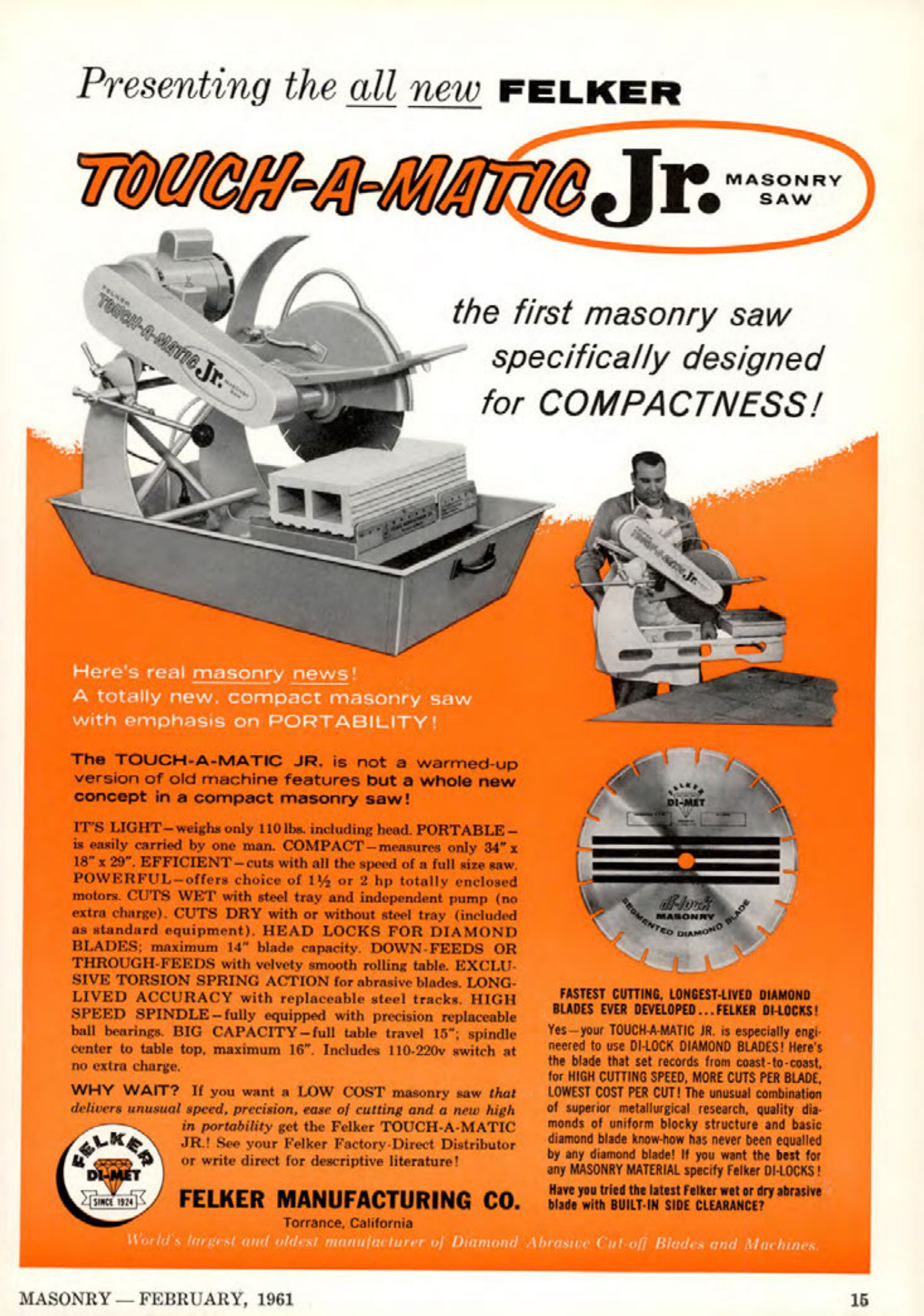Masonry Magazine February 1961 Page. 17