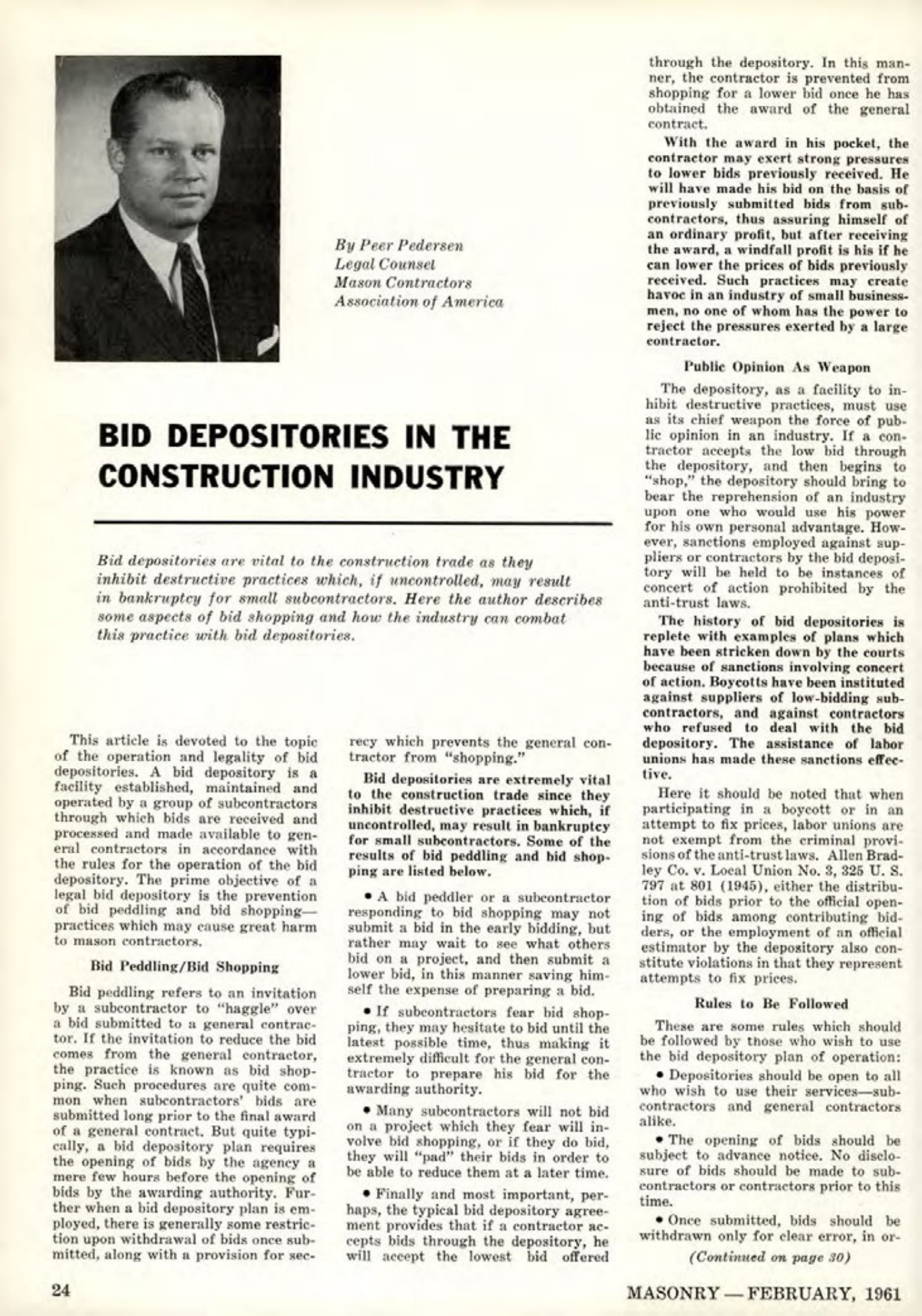Masonry Magazine February 1961 Page. 26