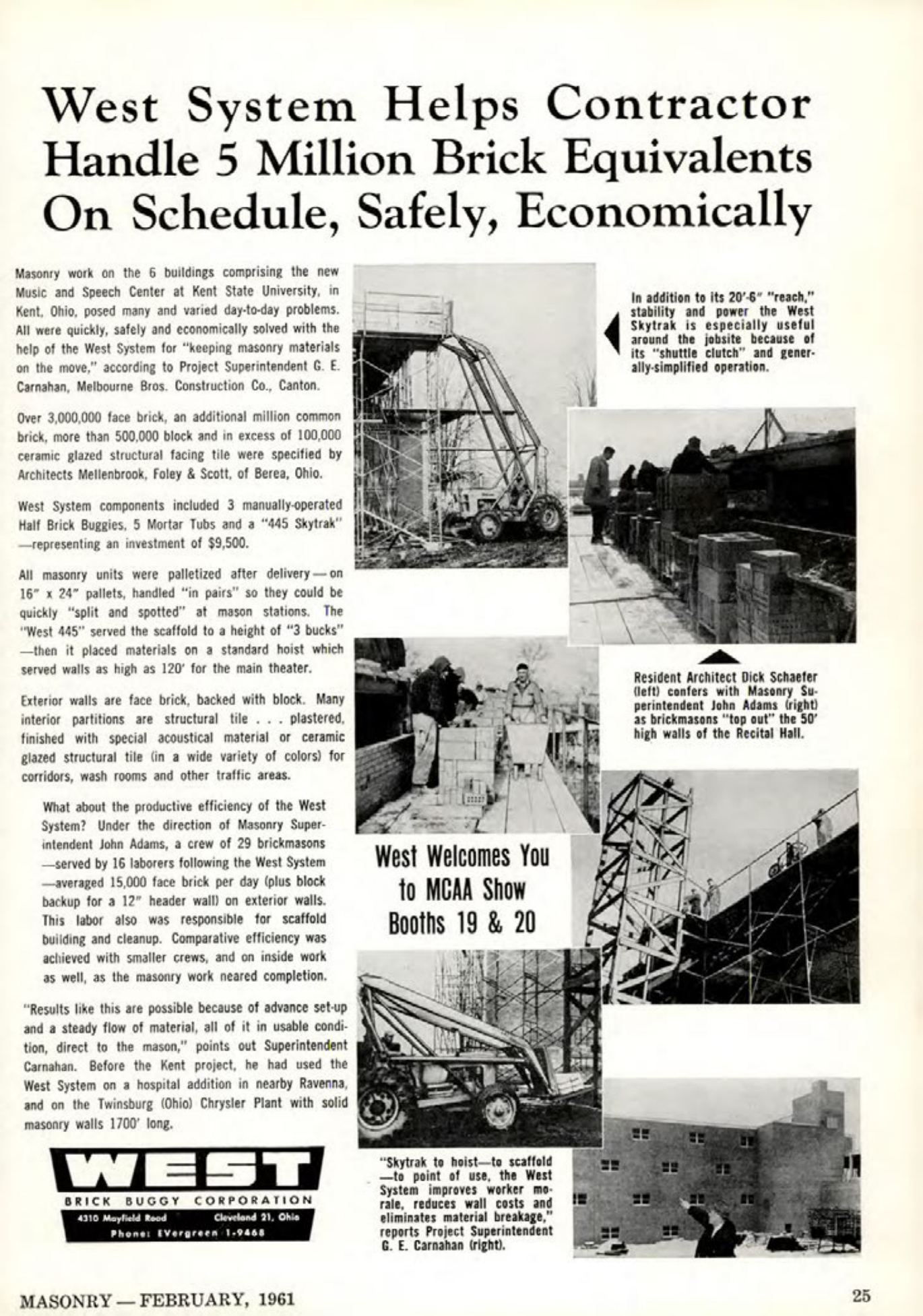 Masonry Magazine February 1961 Page. 27