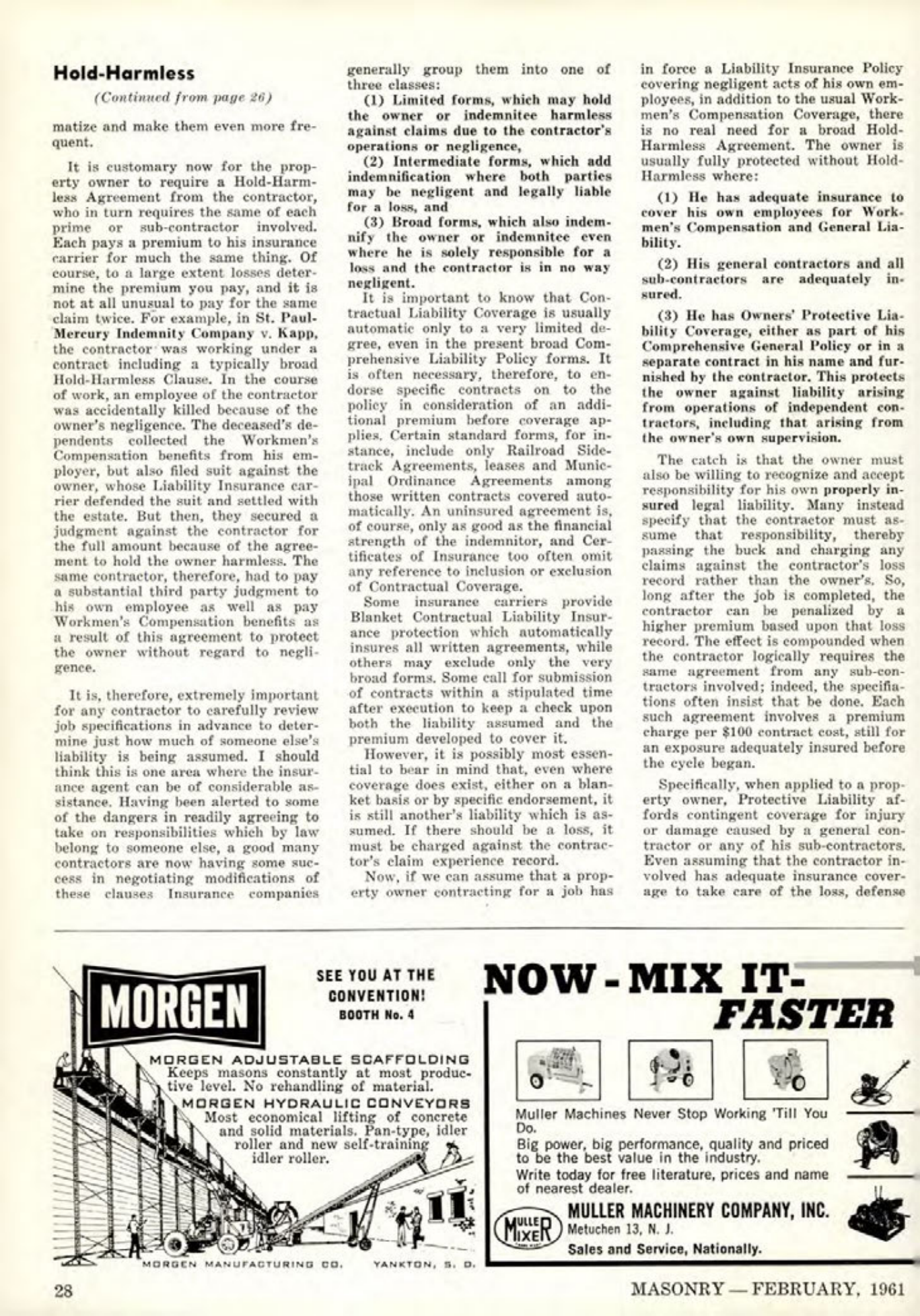 Masonry Magazine February 1961 Page. 30