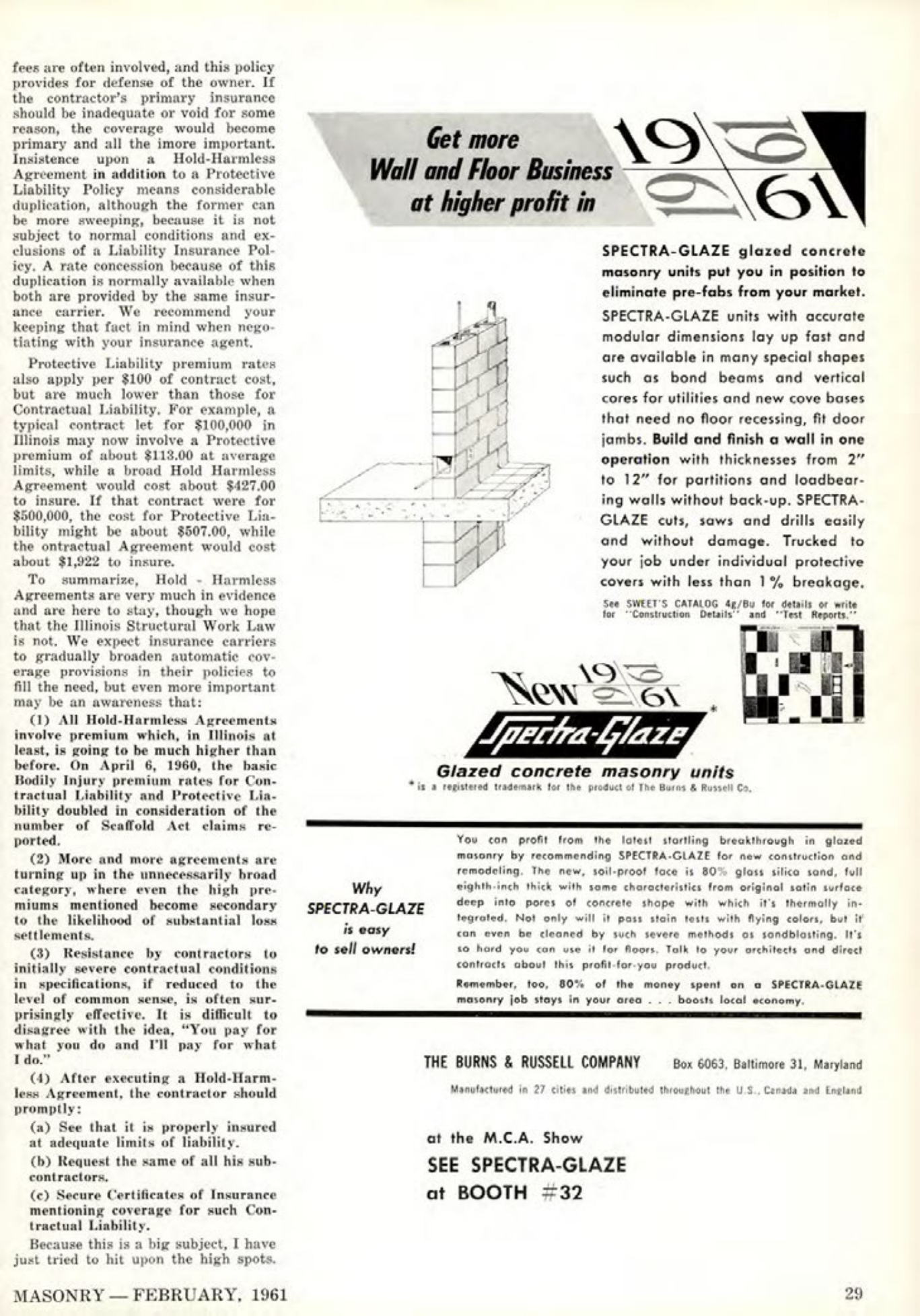 Masonry Magazine February 1961 Page. 31