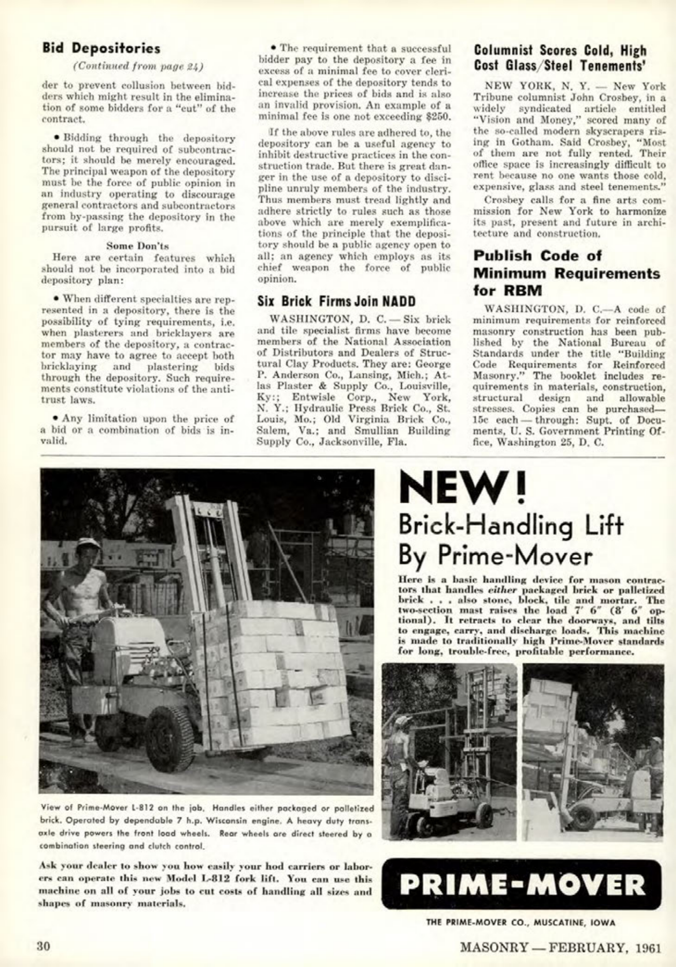 Masonry Magazine February 1961 Page. 32
