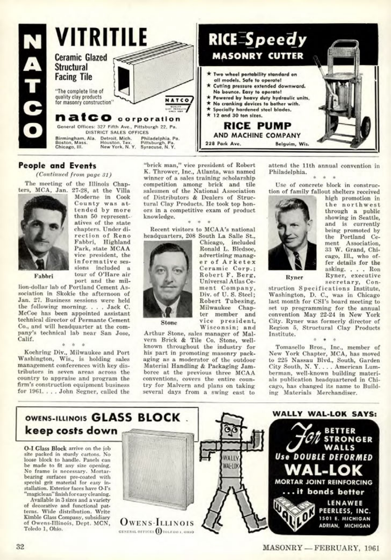 Masonry Magazine February 1961 Page. 34