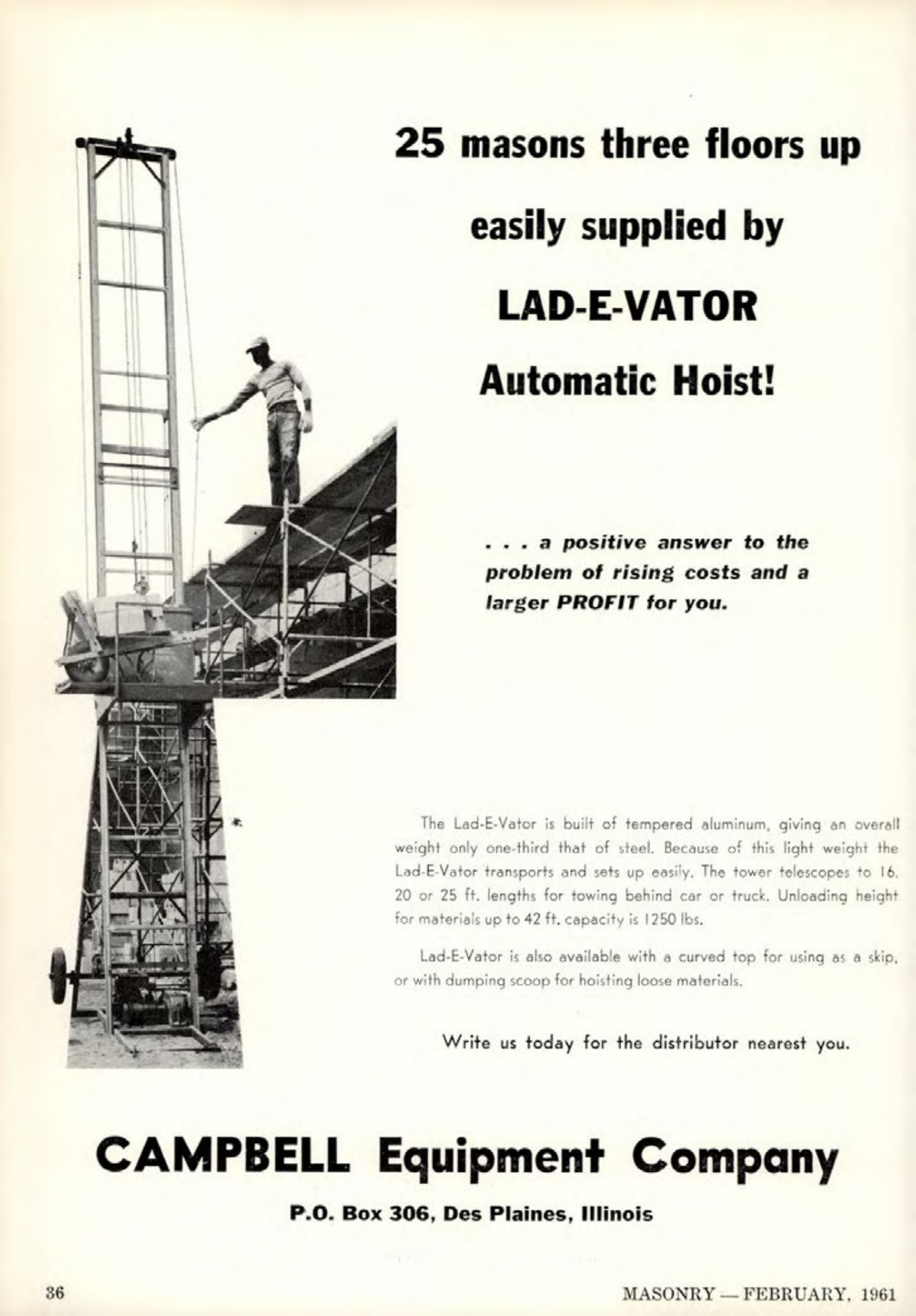 Masonry Magazine February 1961 Page. 38