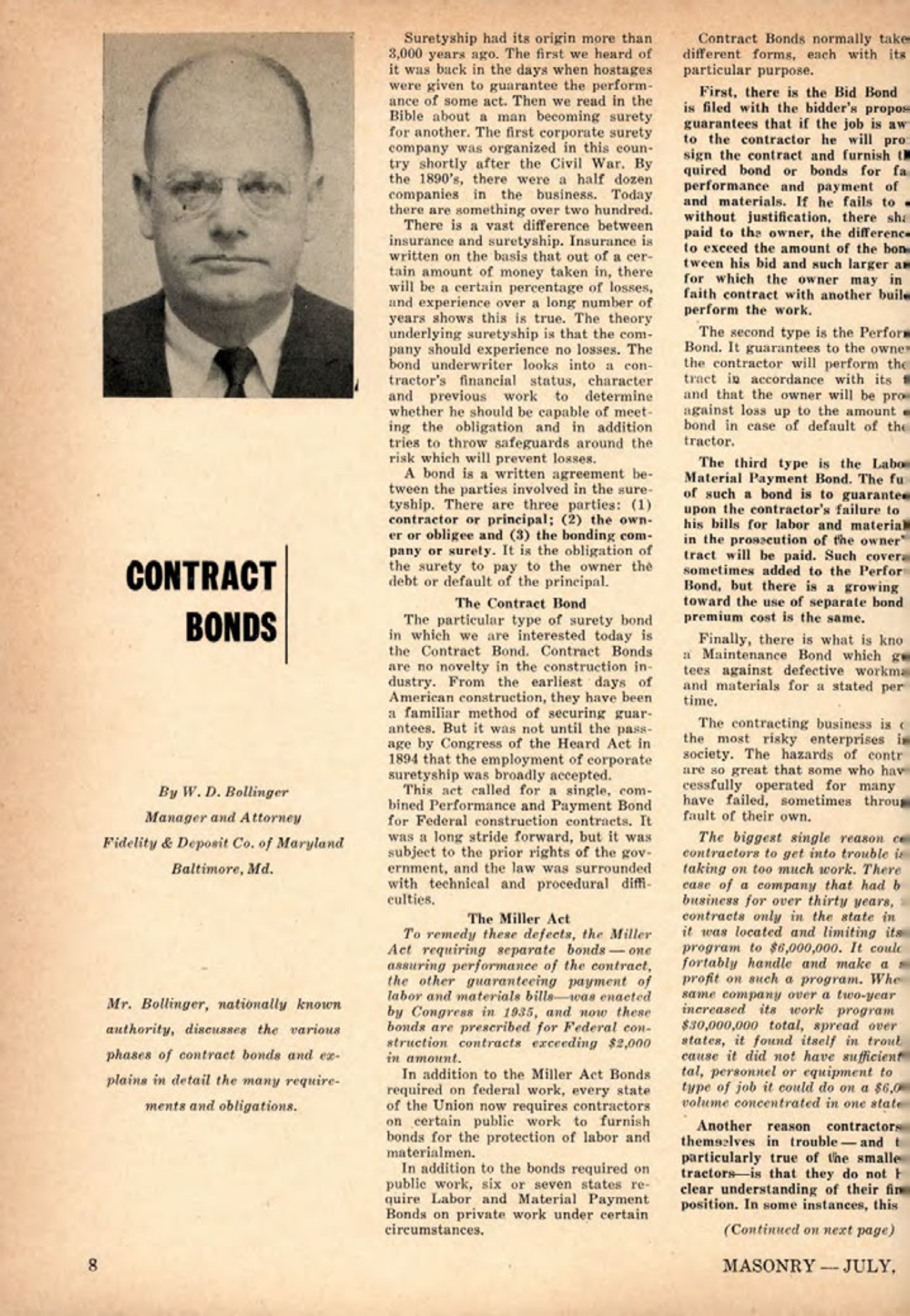 Masonry Magazine July 1961 Page. 8