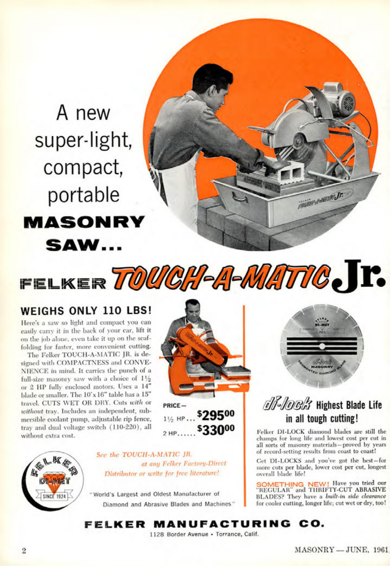 Masonry Magazine June 1961 Page. 2