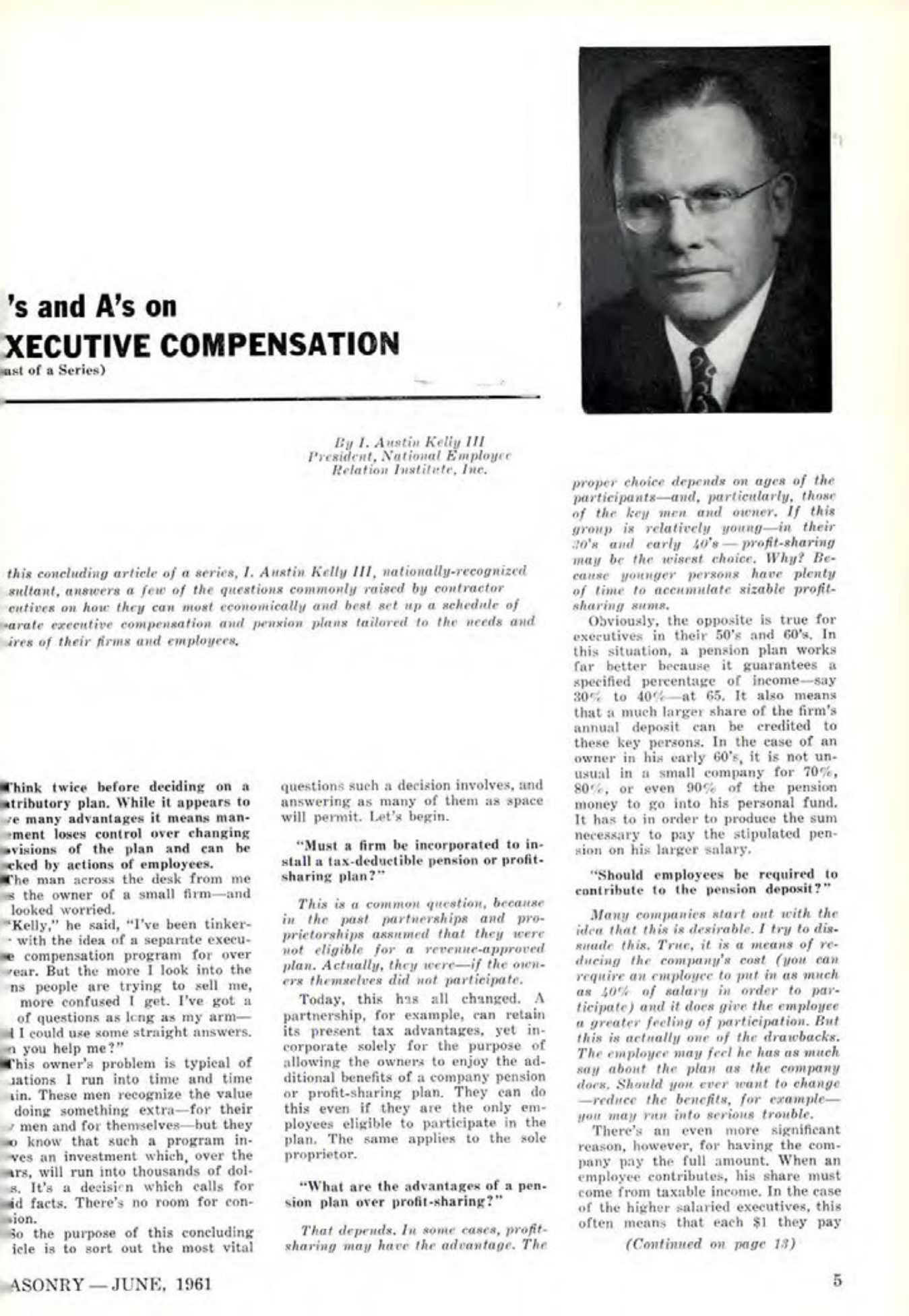 Masonry Magazine June 1961 Page. 5