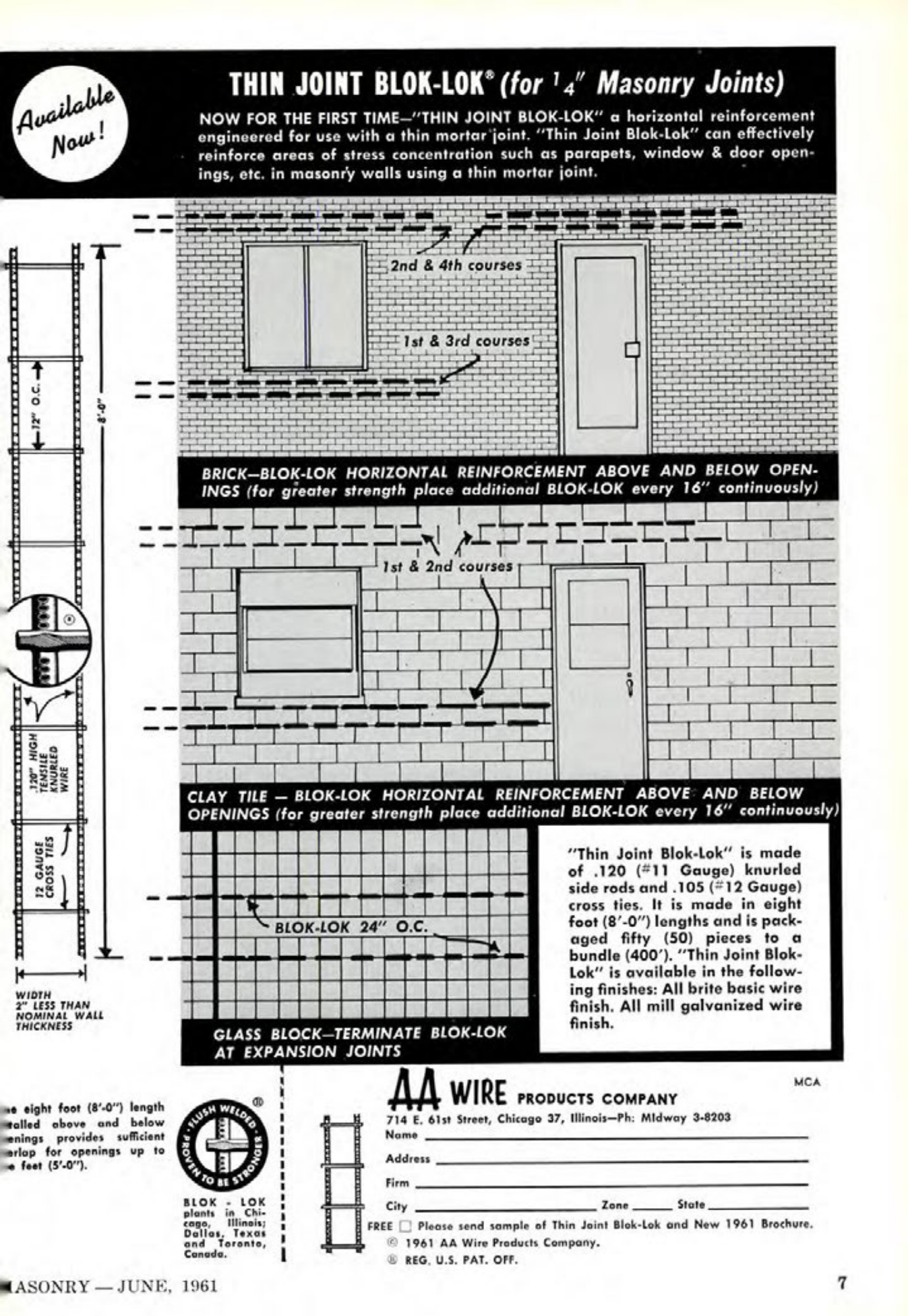 Masonry Magazine June 1961 Page. 7
