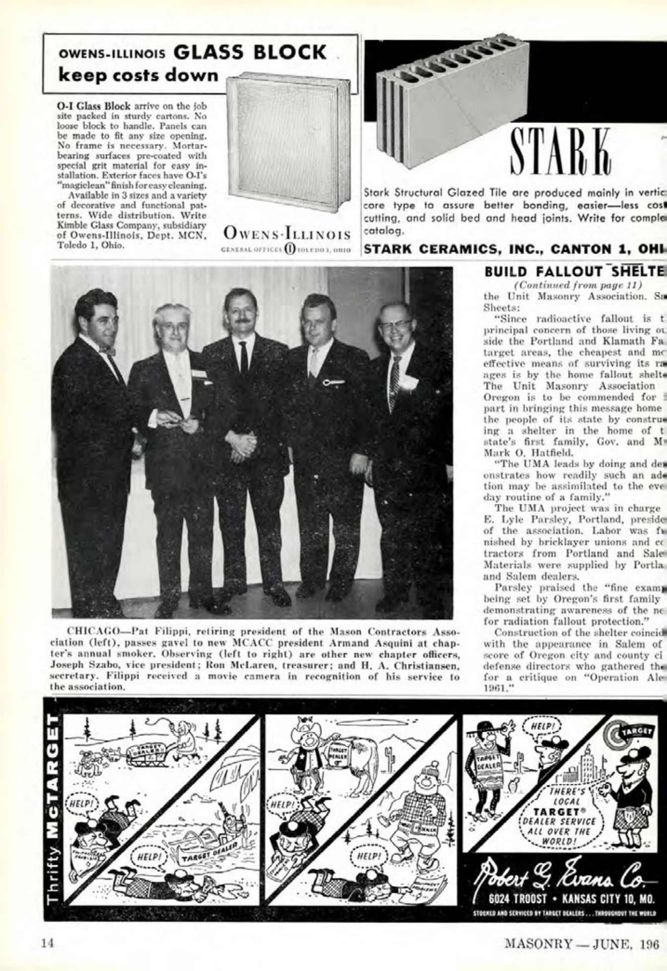 Masonry Magazine June 1961 Page. 14