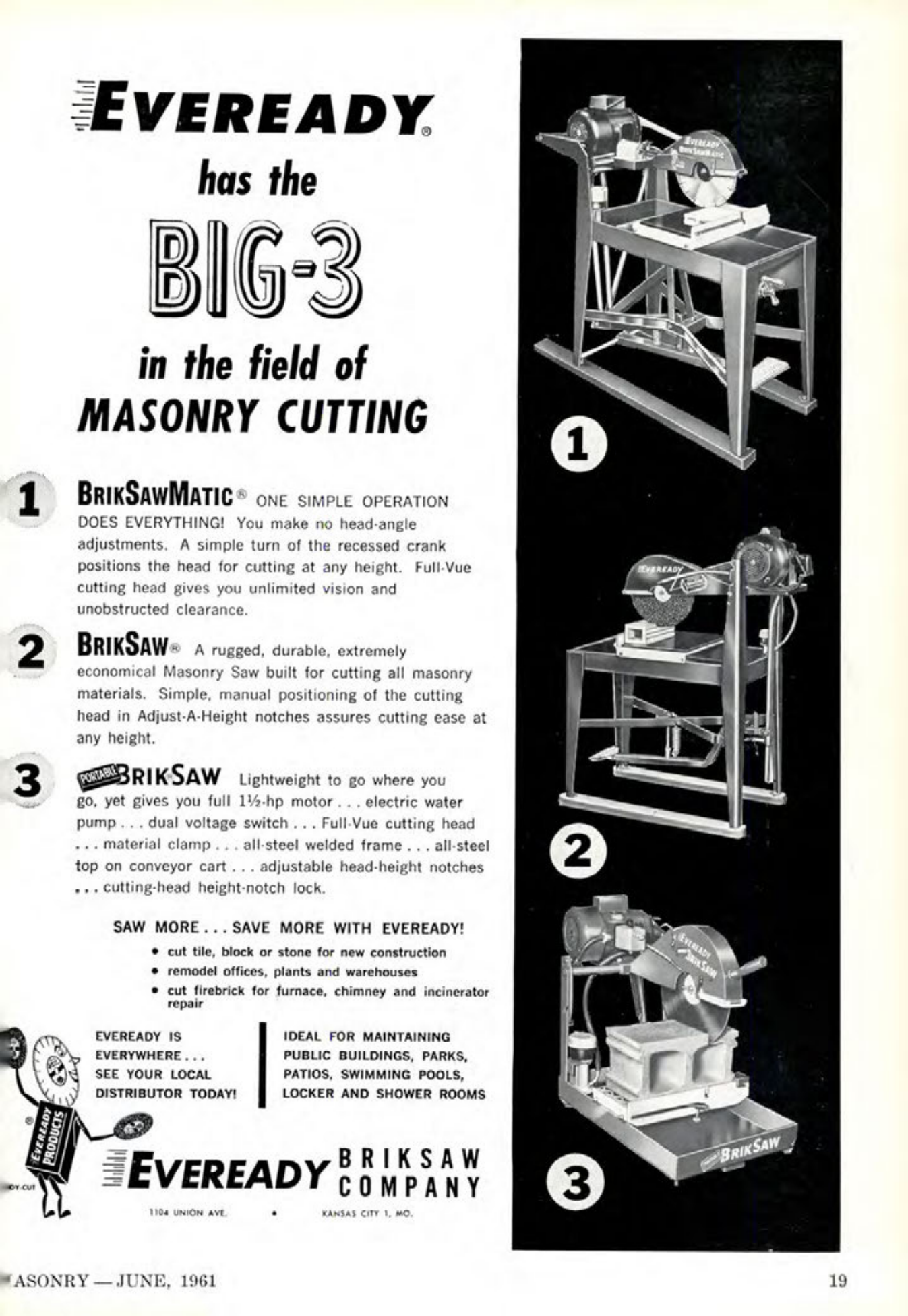 Masonry Magazine June 1961 Page. 19
