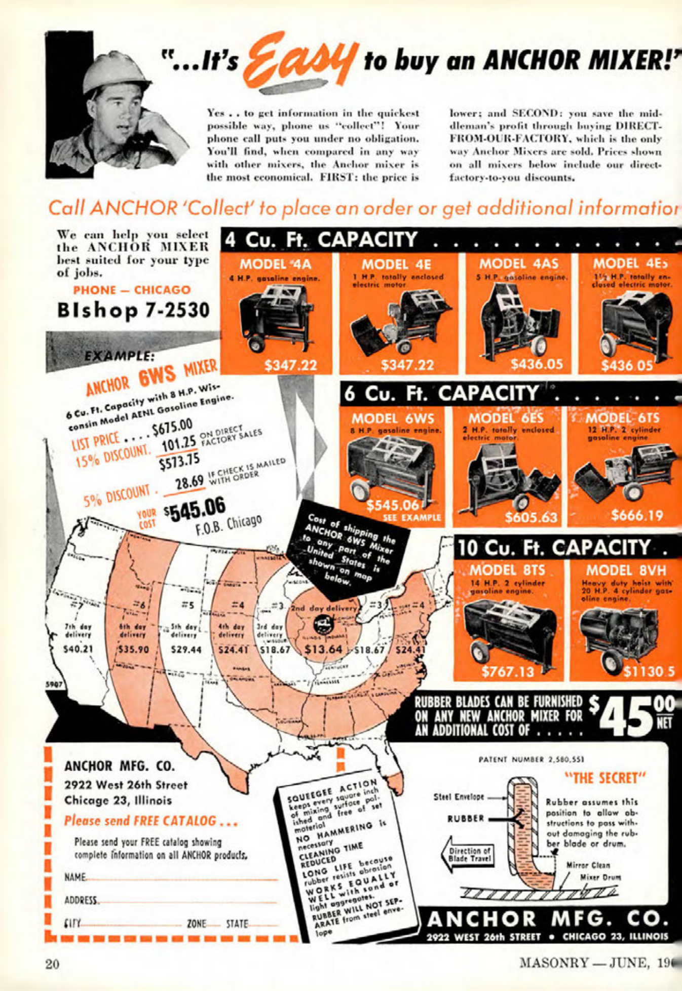 Masonry Magazine June 1961 Page. 20