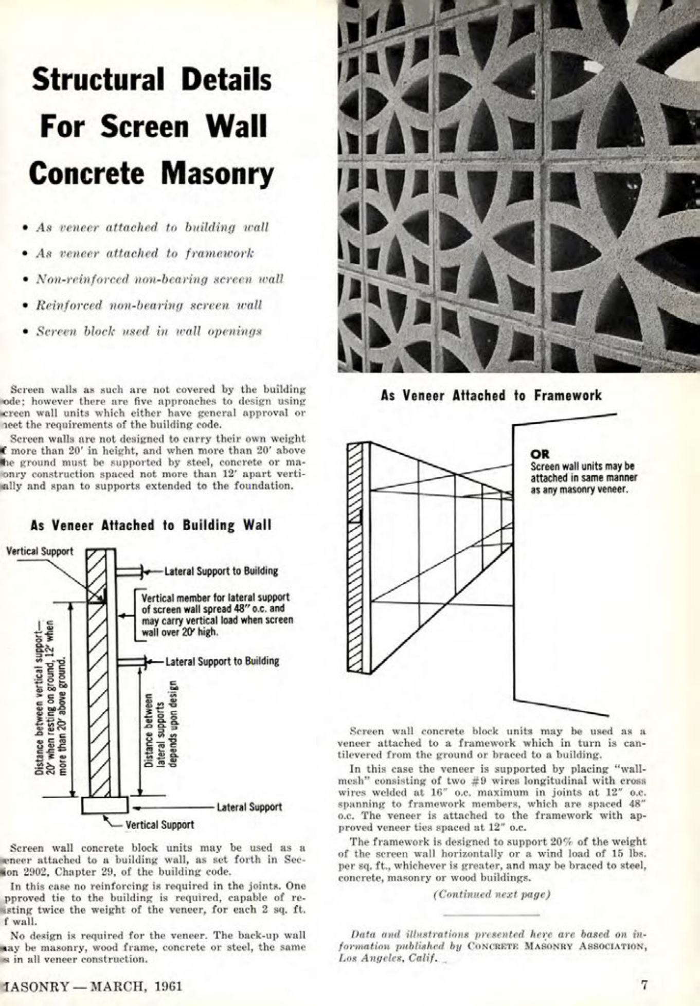Masonry Magazine March 1961 Page. 9