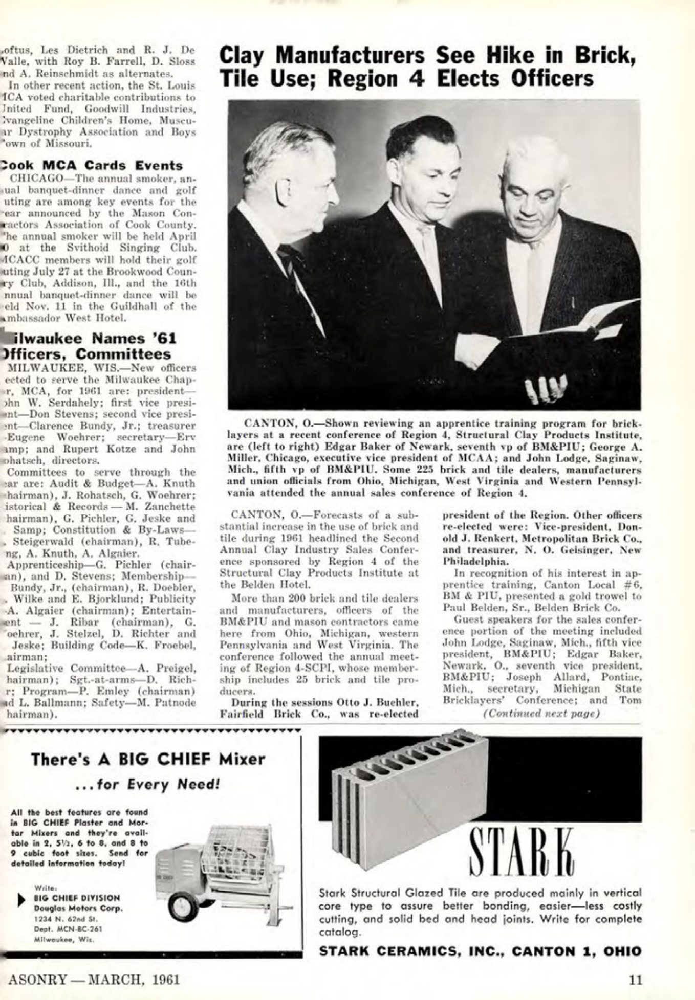 Masonry Magazine March 1961 Page. 13