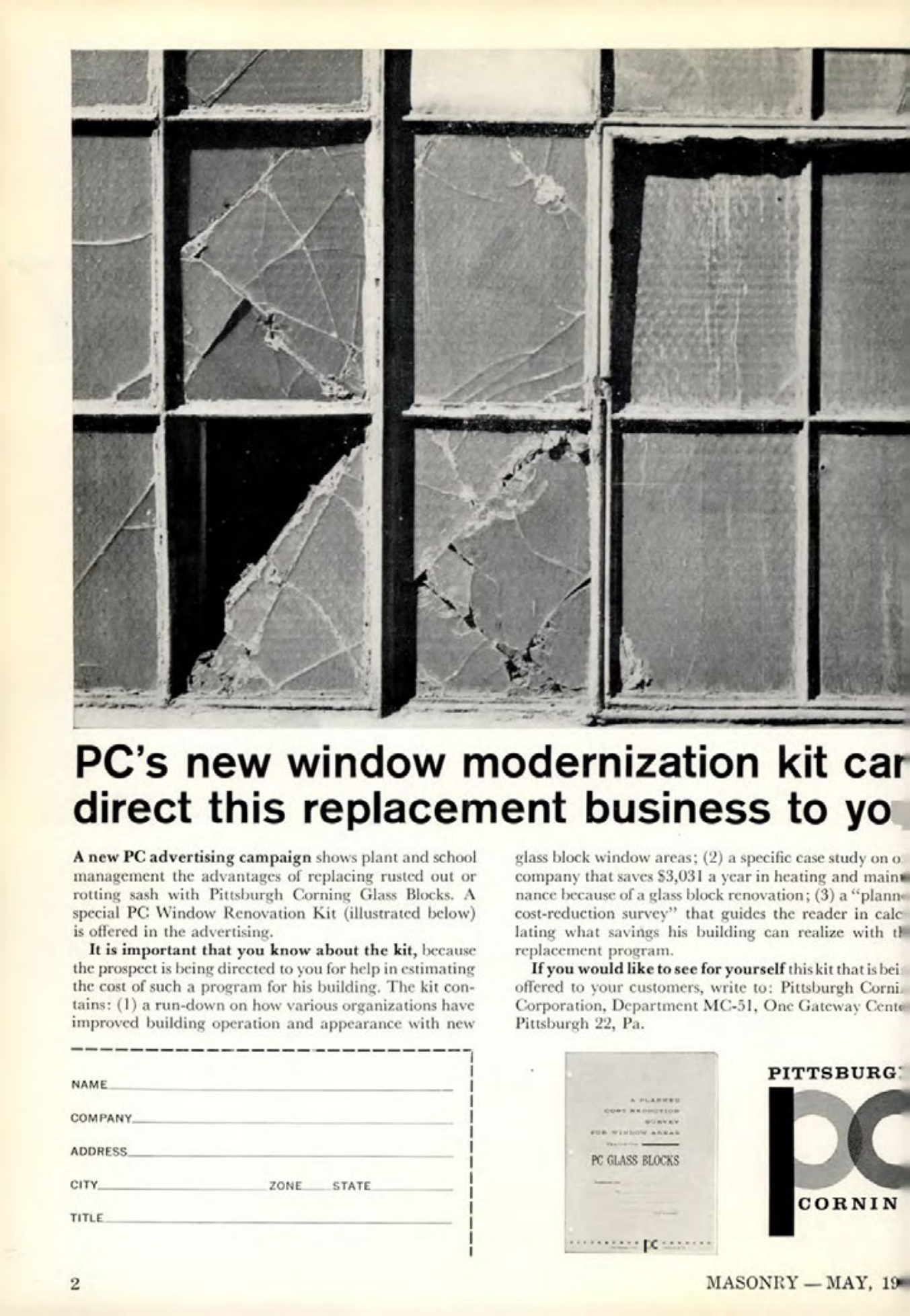 Masonry Magazine May 1961 Page. 2