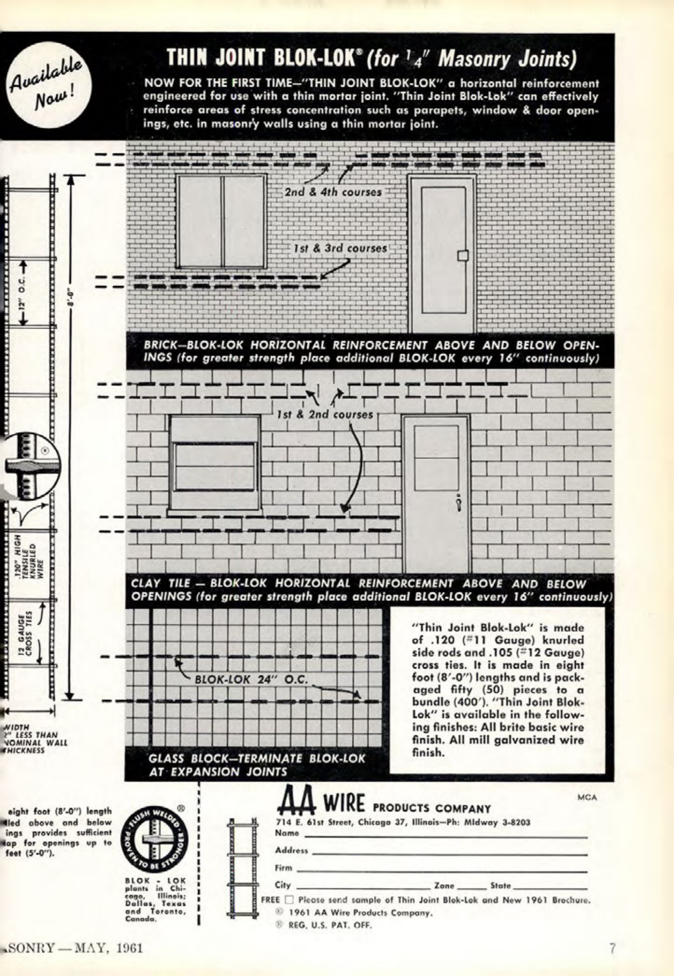 Masonry Magazine May 1961 Page. 7