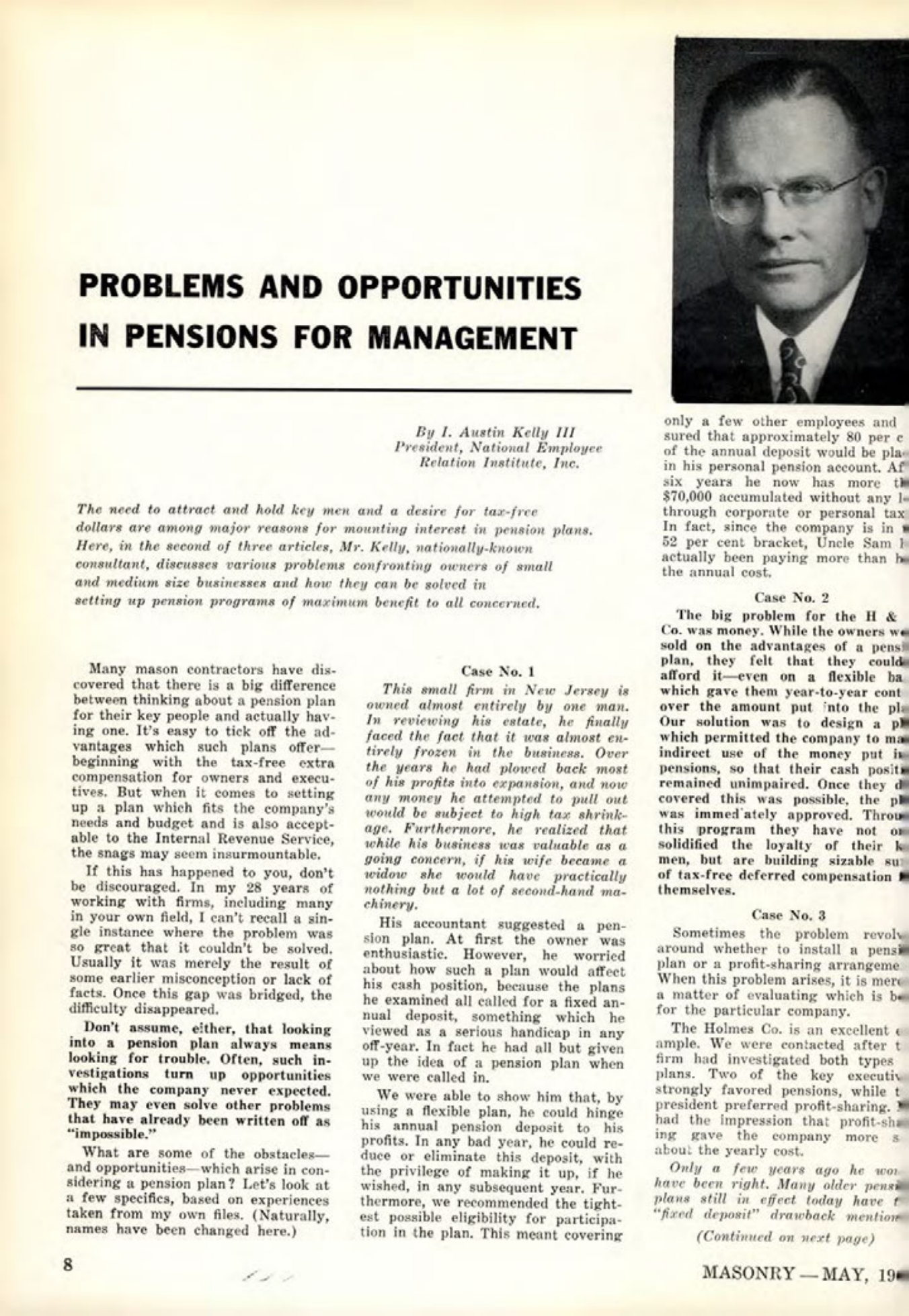 Masonry Magazine May 1961 Page. 8