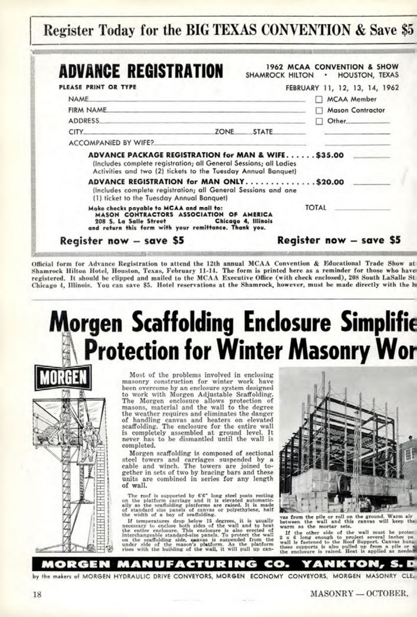 Masonry Magazine October 1961 Page. 18