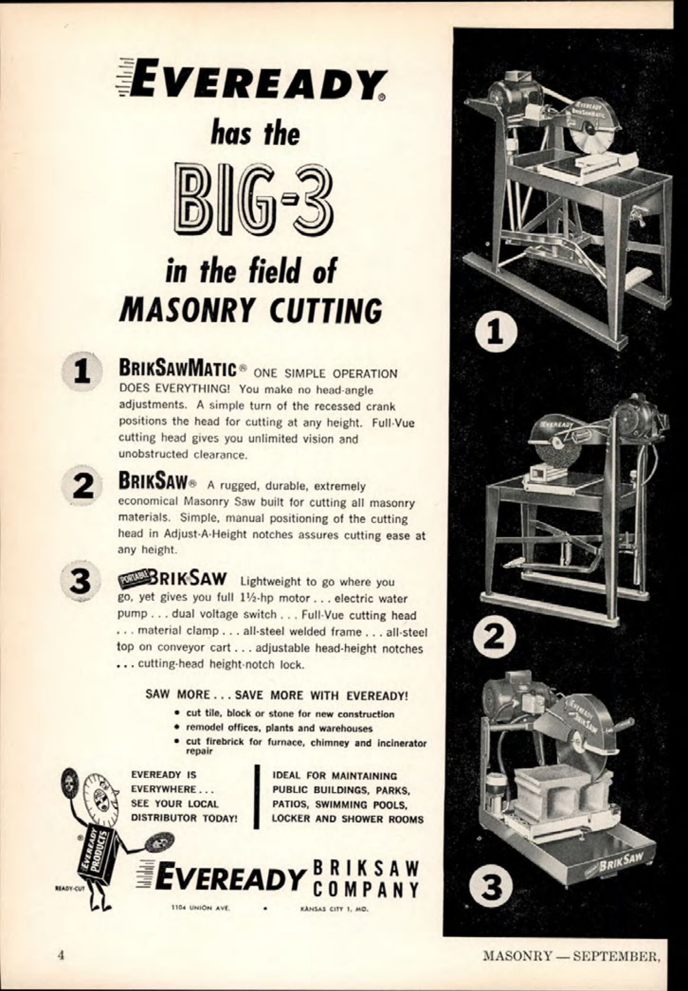 Masonry Magazine September 1961 Page. 4