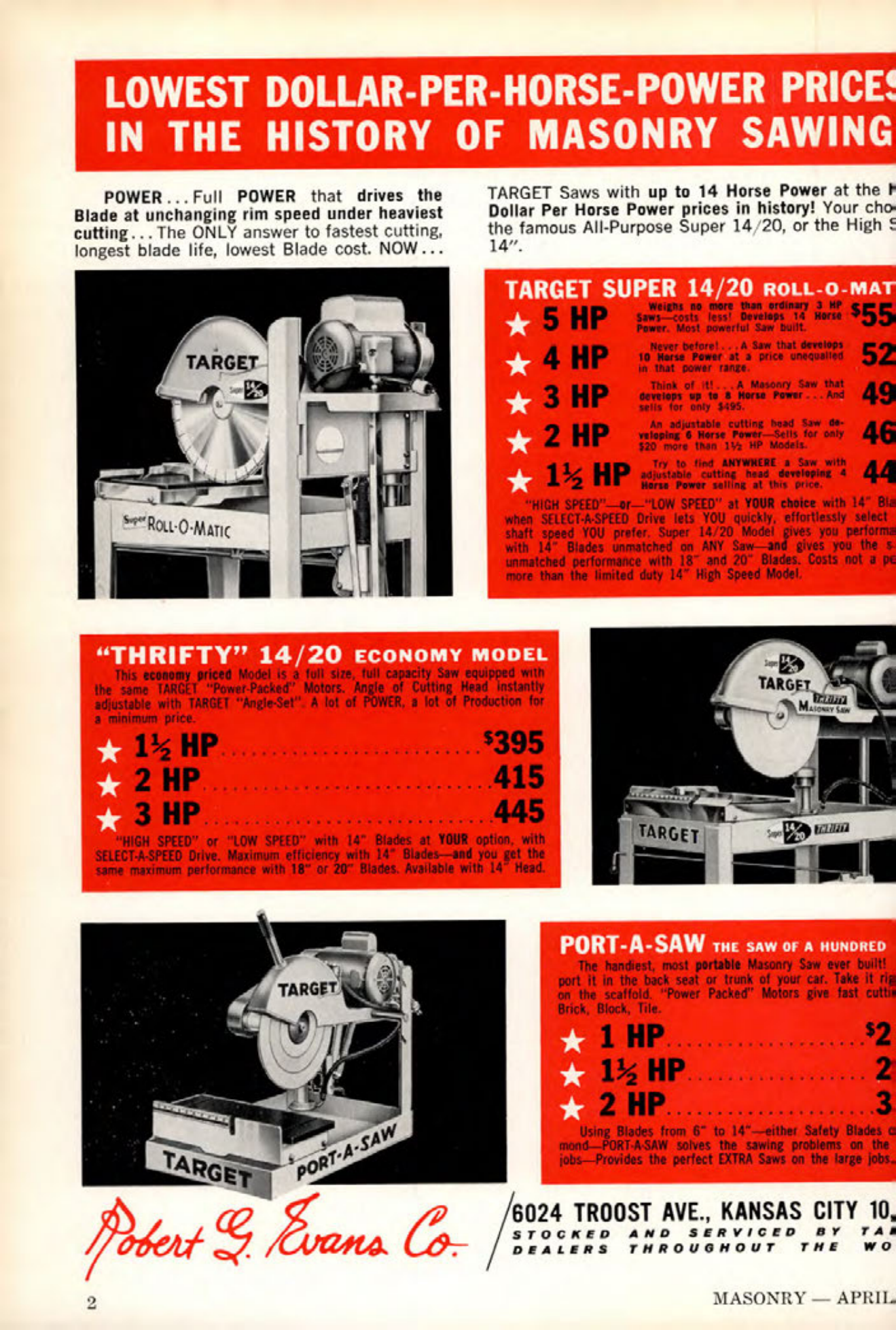 Masonry Magazine April 1962 Page. 2