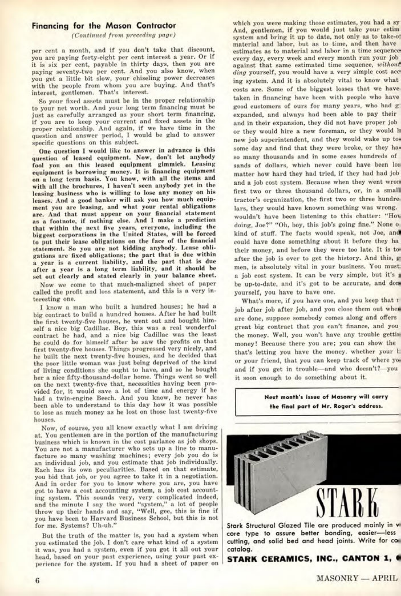 Masonry Magazine April 1962 Page. 6