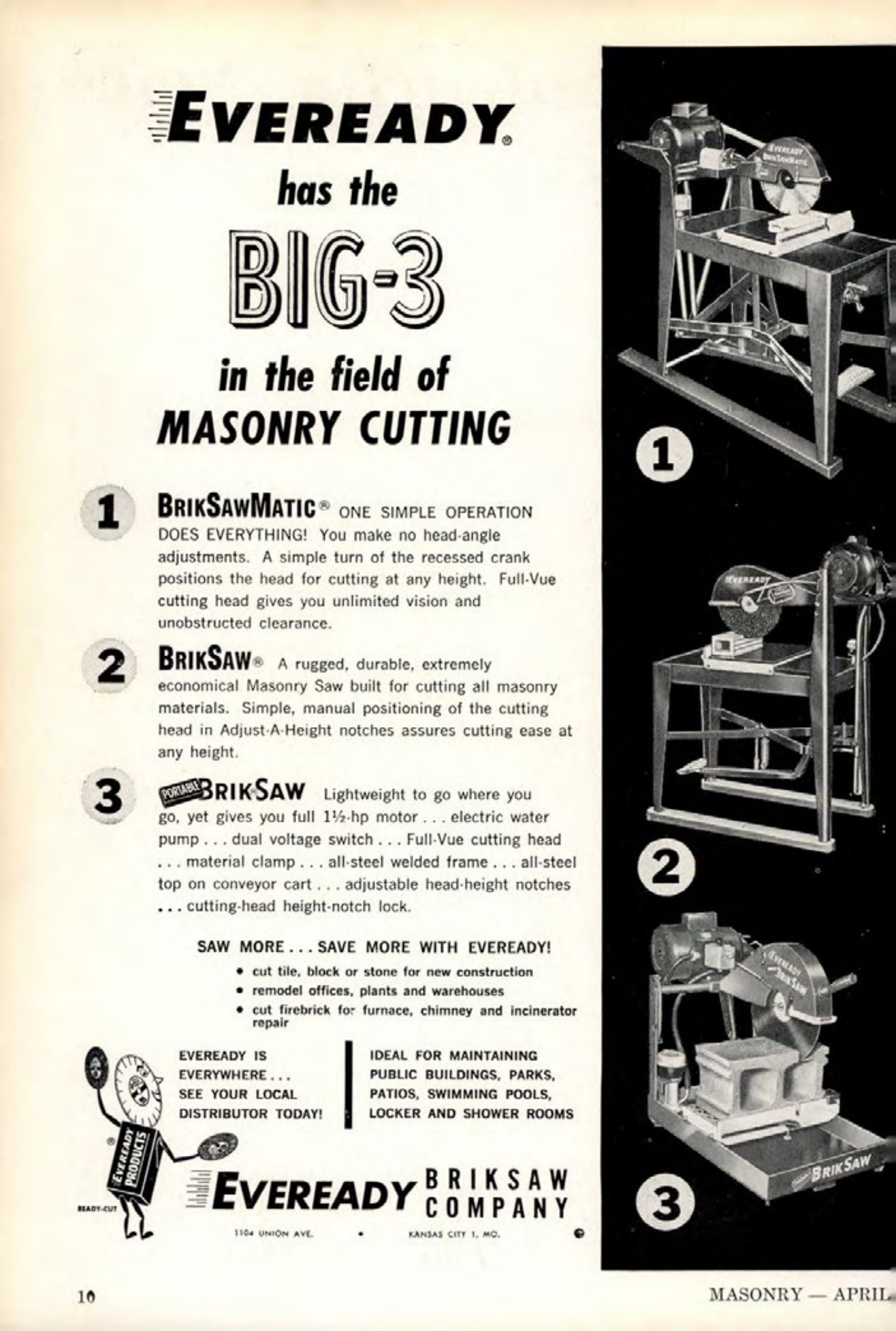 Masonry Magazine April 1962 Page. 10