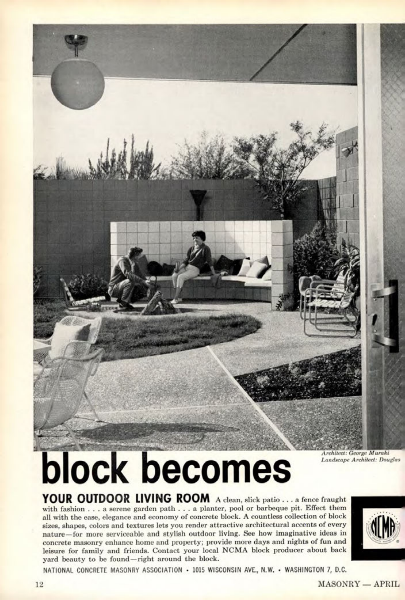 Masonry Magazine April 1962 Page. 12