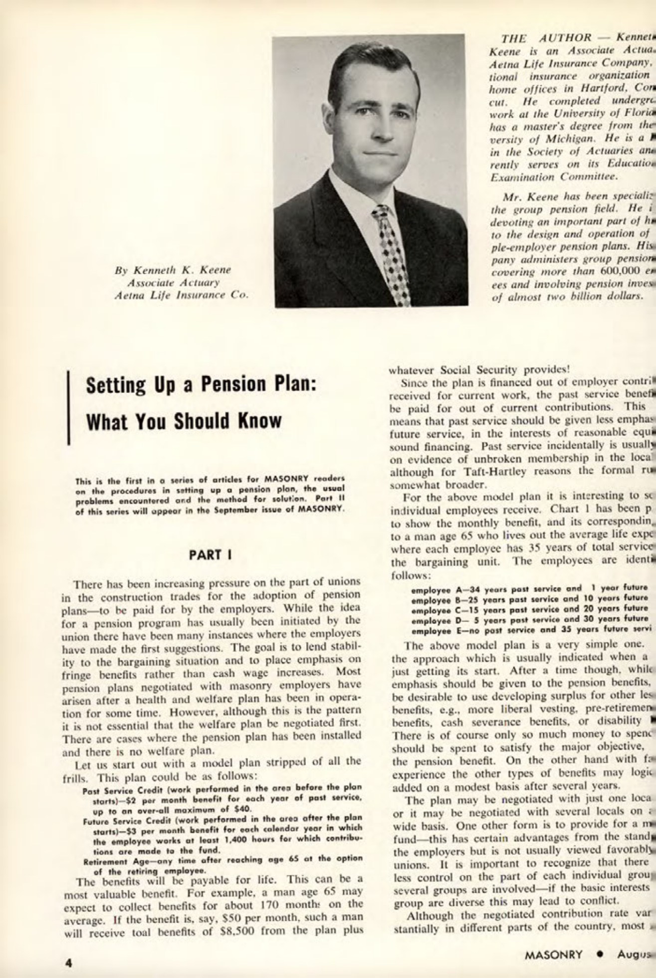 Masonry Magazine August 1962 Page. 4