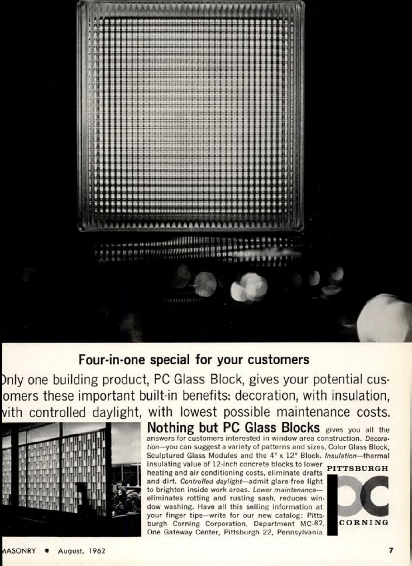 Masonry Magazine August 1962 Page. 7