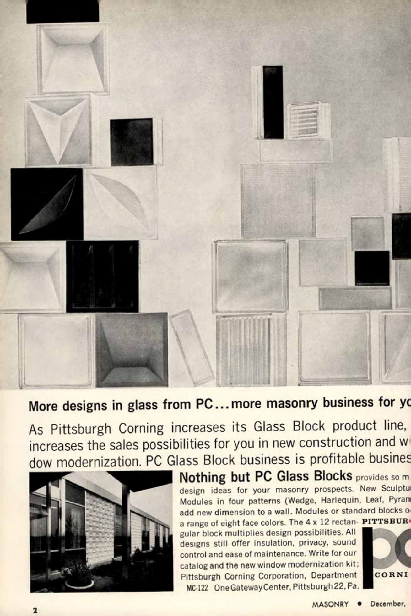 Masonry Magazine December 1962 Page. 2