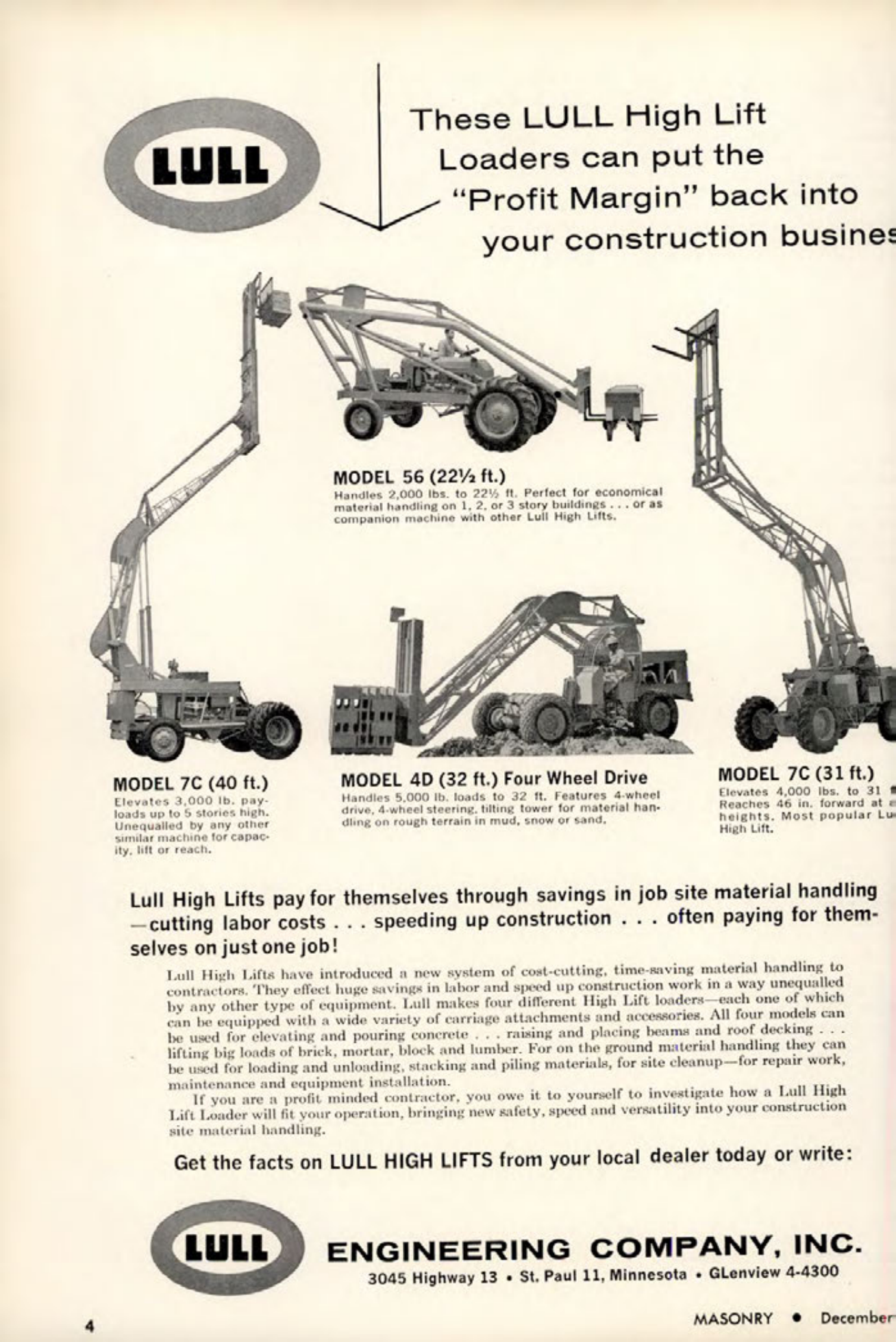 Masonry Magazine December 1962 Page. 4