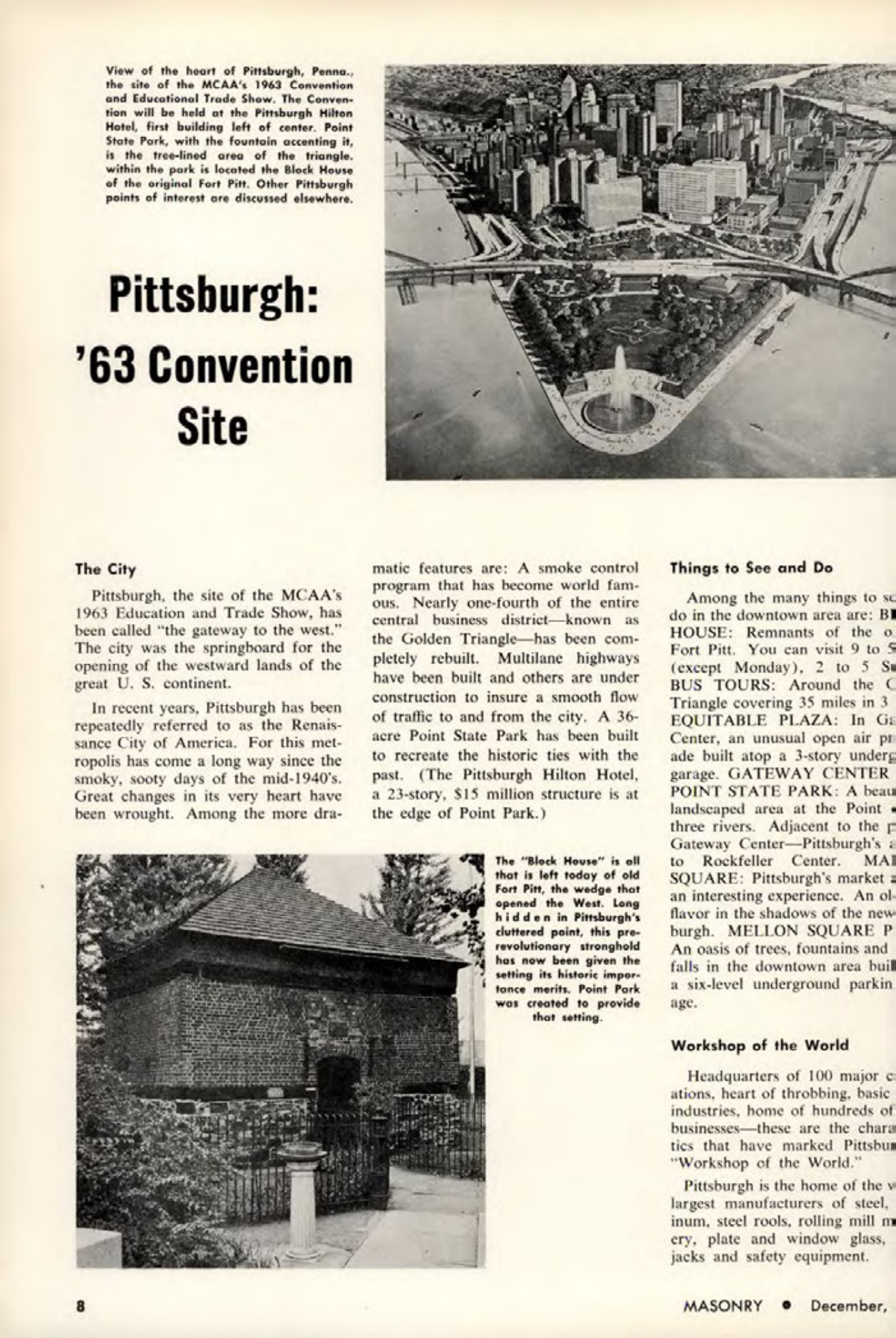 Masonry Magazine December 1962 Page. 8