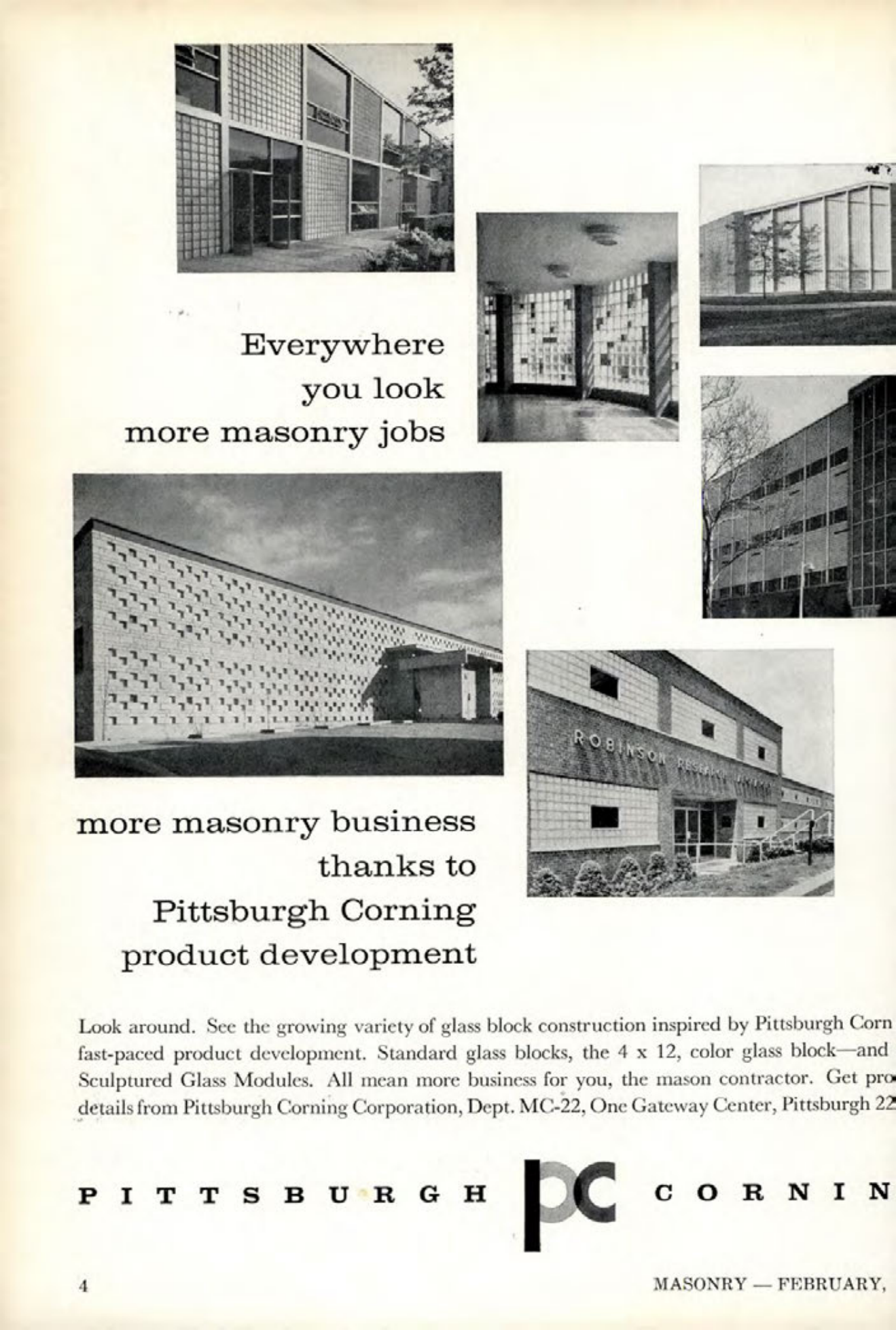 Masonry Magazine February 1962 Page. 4