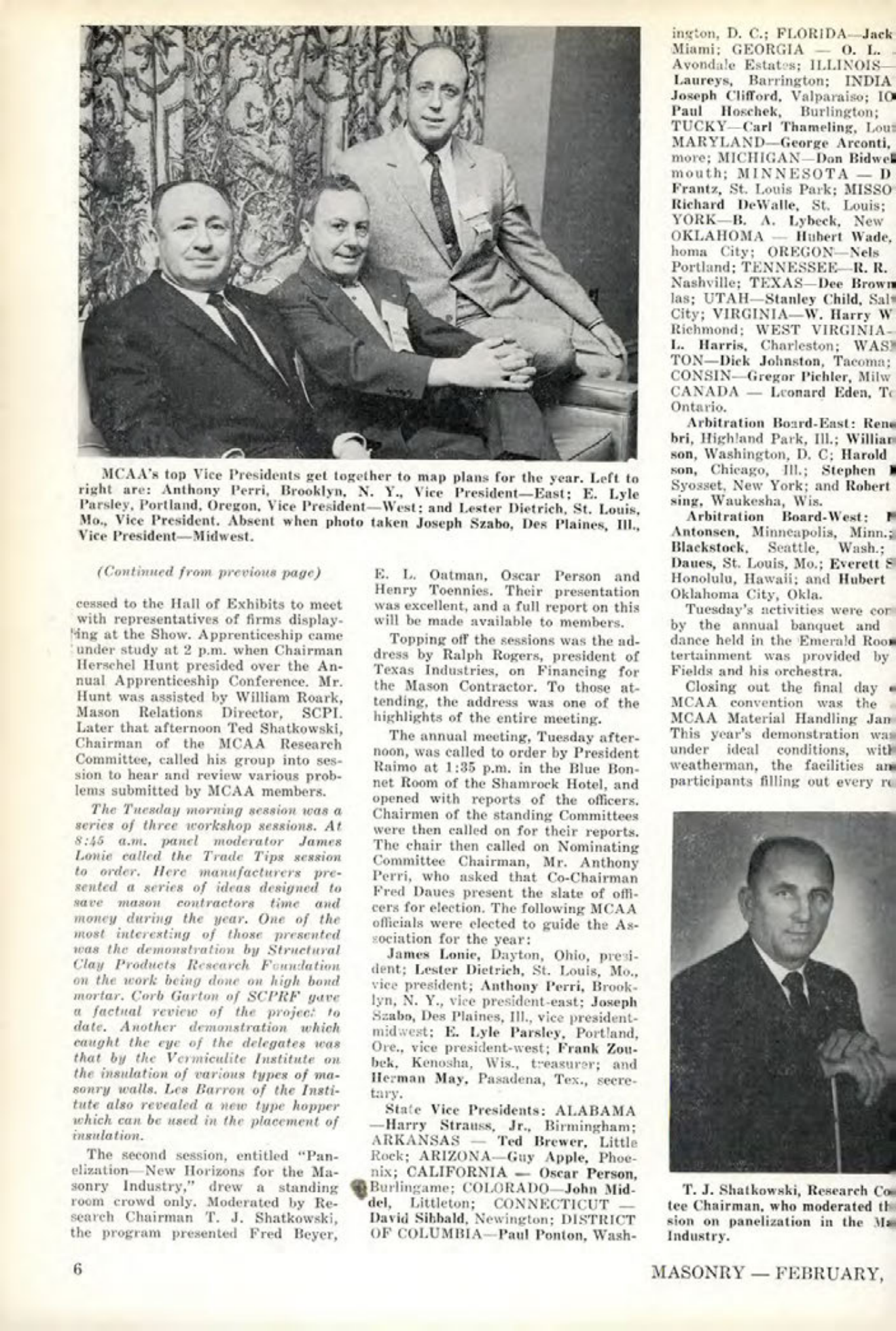 Masonry Magazine February 1962 Page. 6