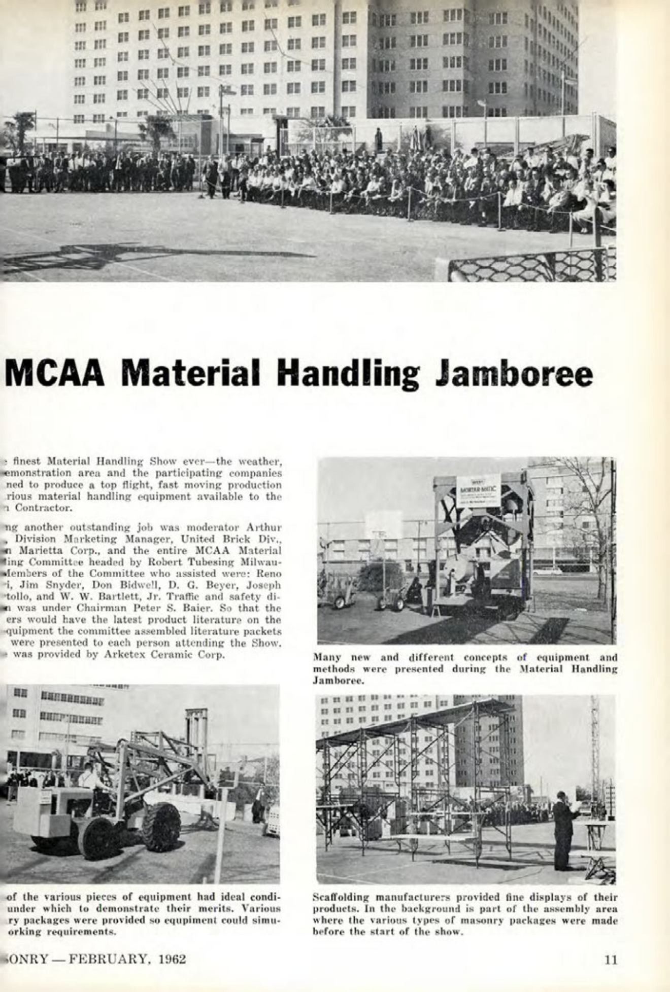 Masonry Magazine February 1962 Page. 11