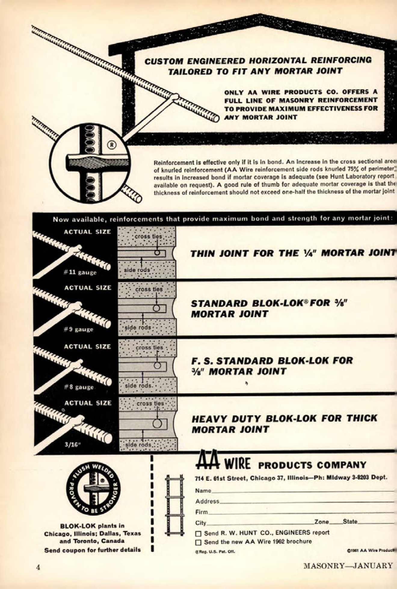 Masonry Magazine January 1962 Page. 4