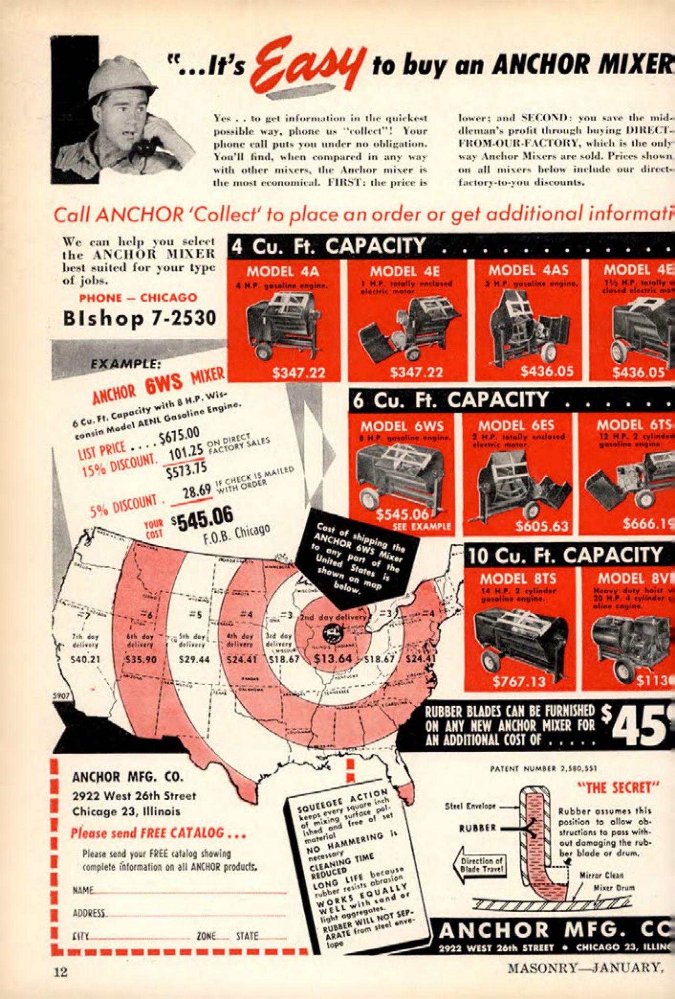 Masonry Magazine January 1962 Page. 12