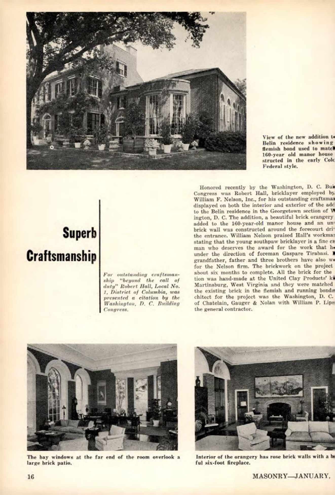 Masonry Magazine January 1962 Page. 16
