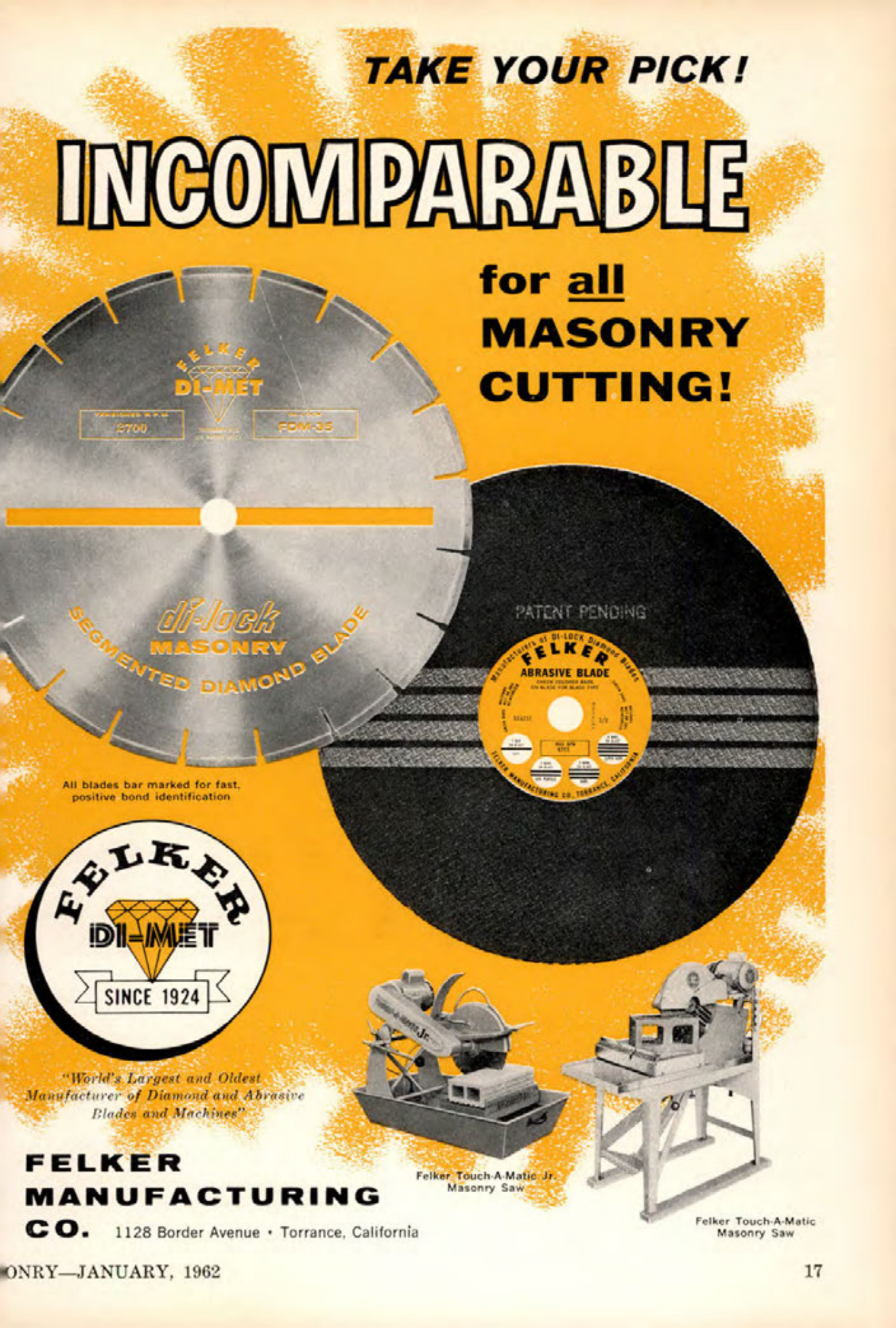 Masonry Magazine January 1962 Page. 17