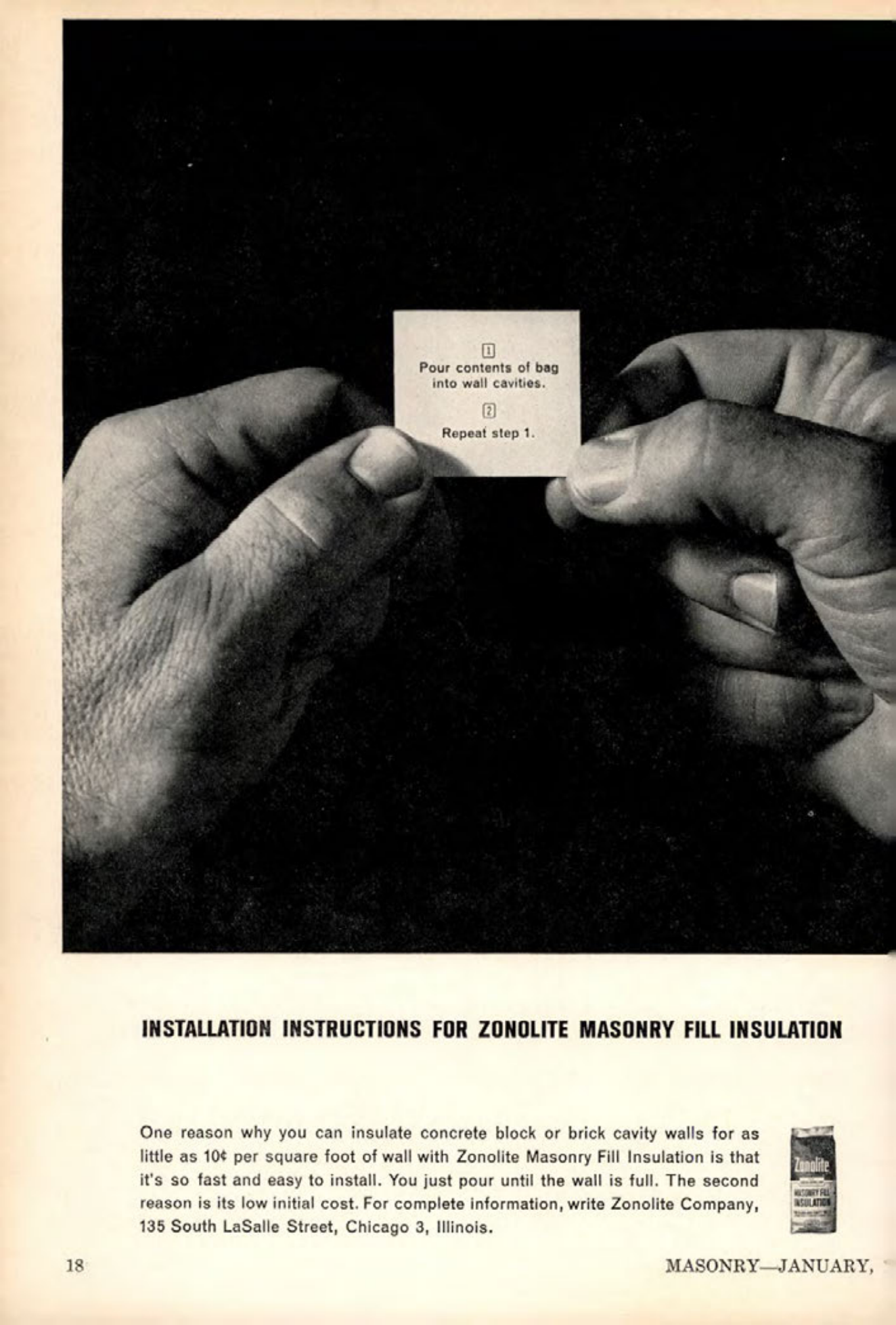 Masonry Magazine January 1962 Page. 18