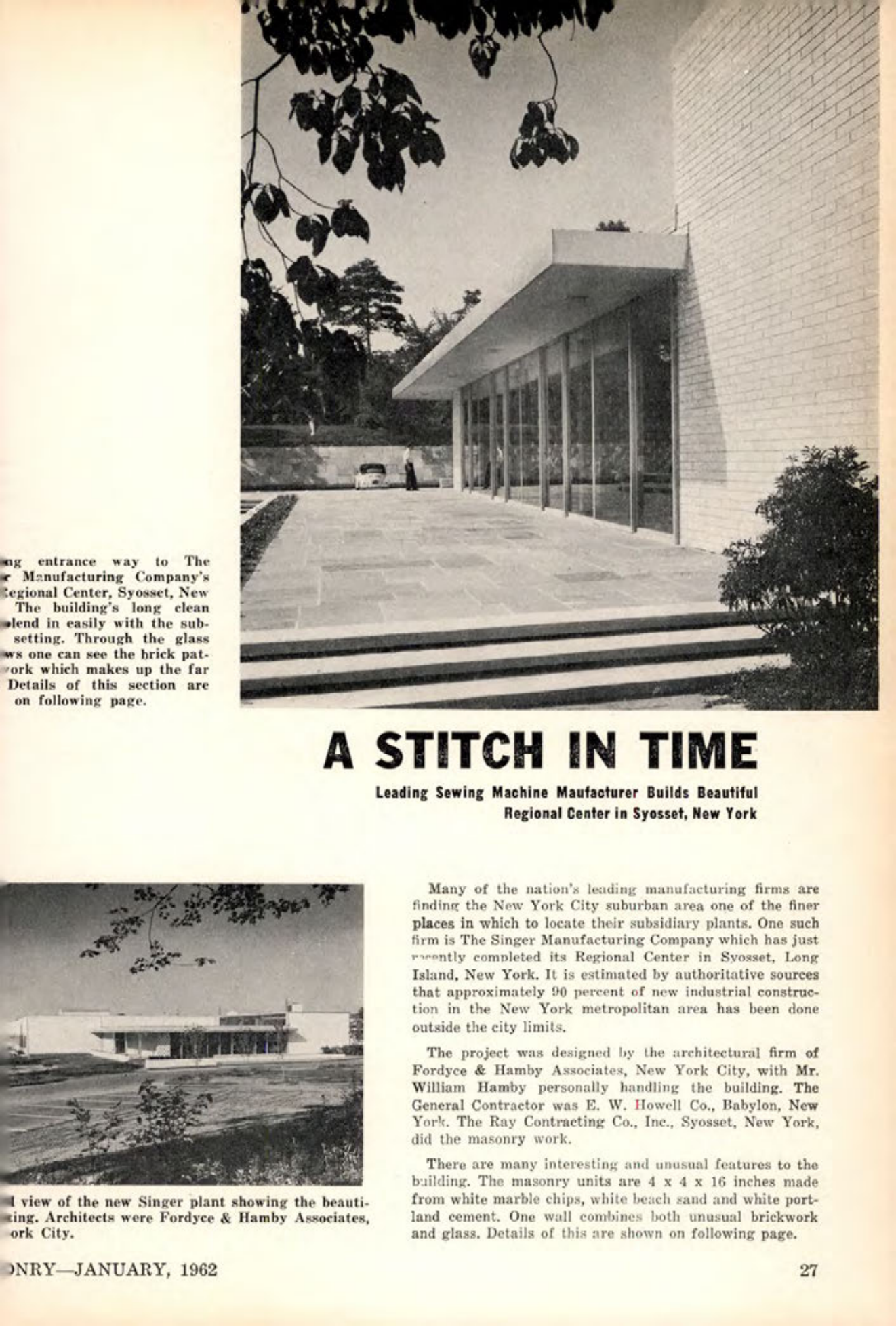 Masonry Magazine January 1962 Page. 31