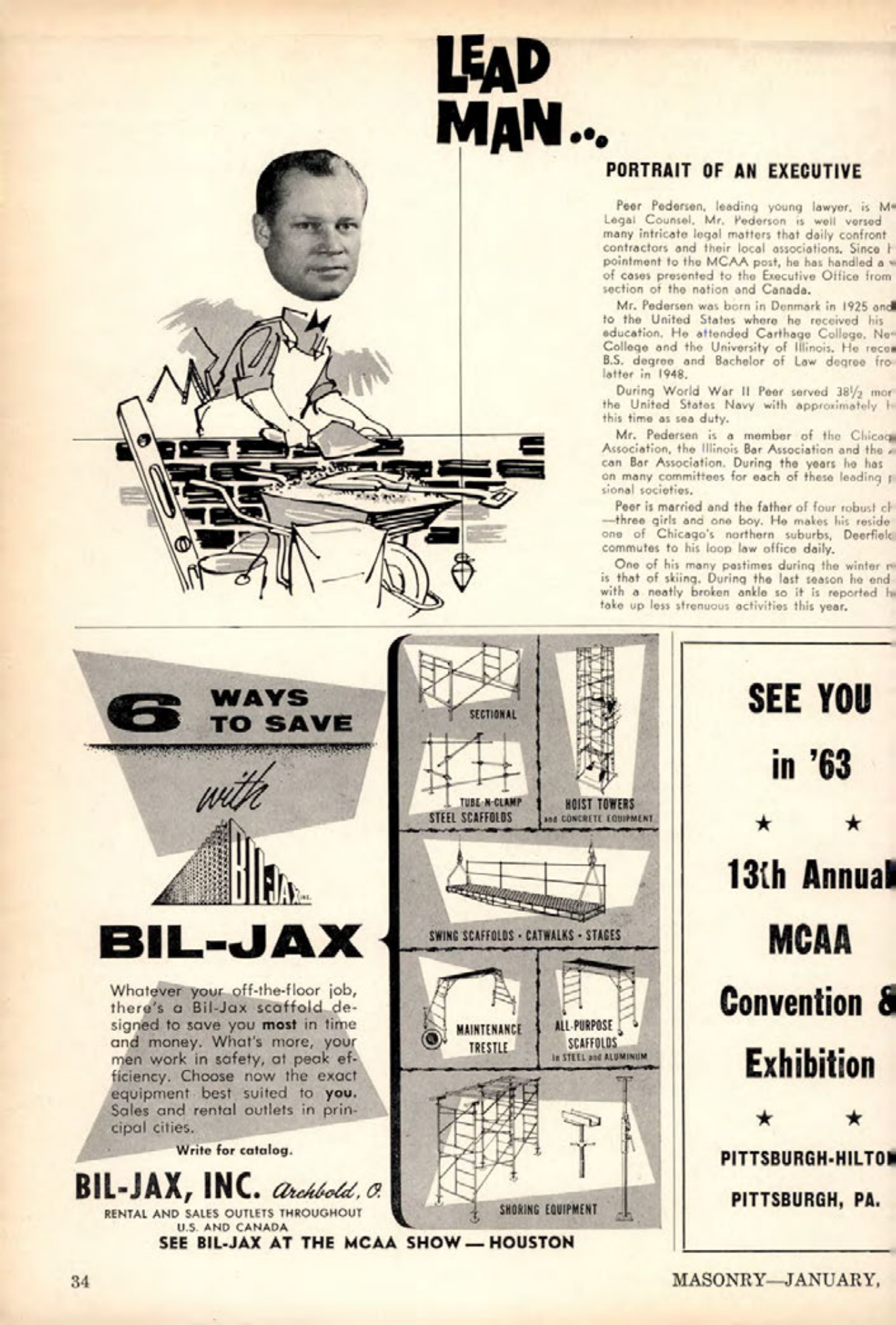 Masonry Magazine January 1962 Page. 38