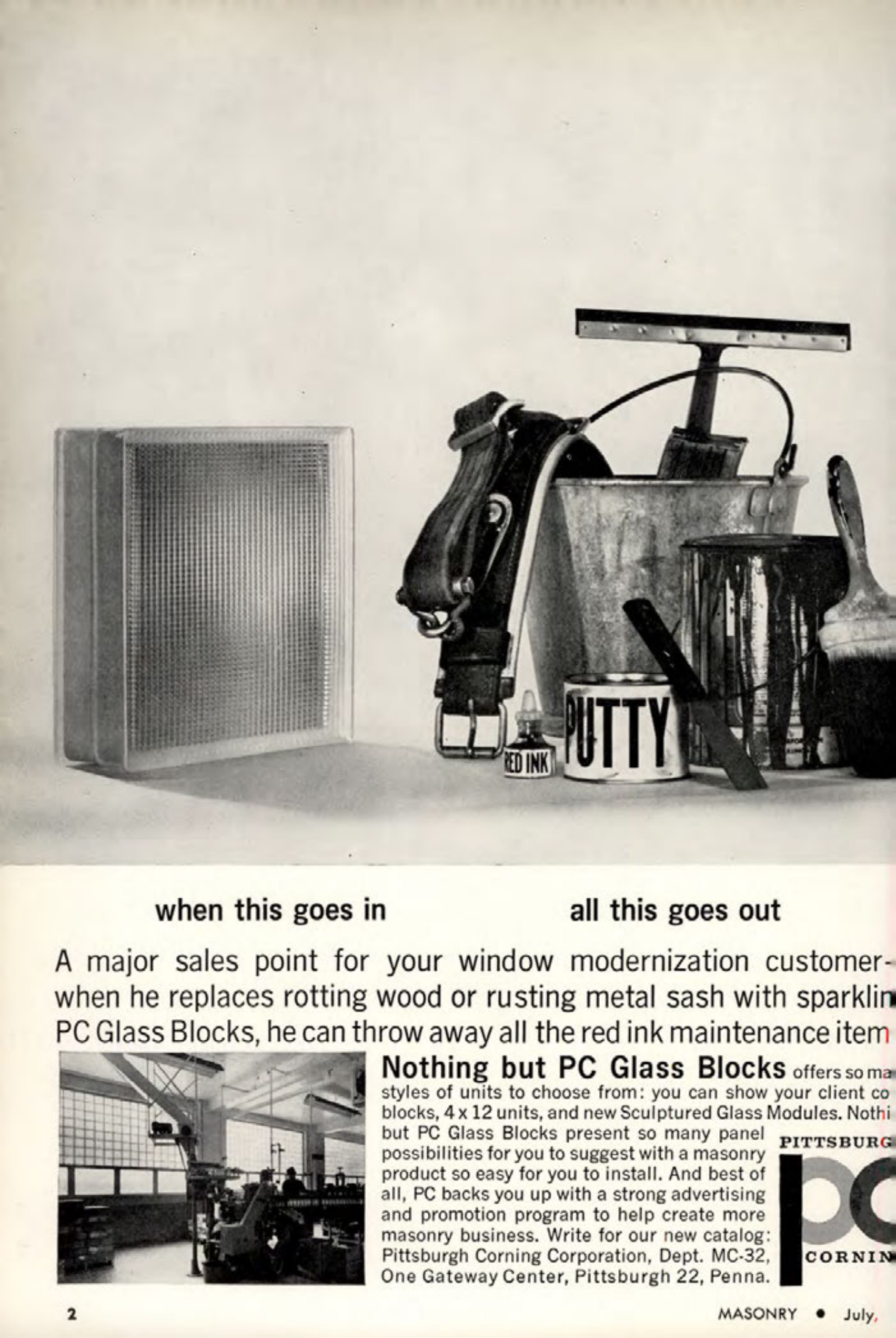 Masonry Magazine July 1962 Page. 2