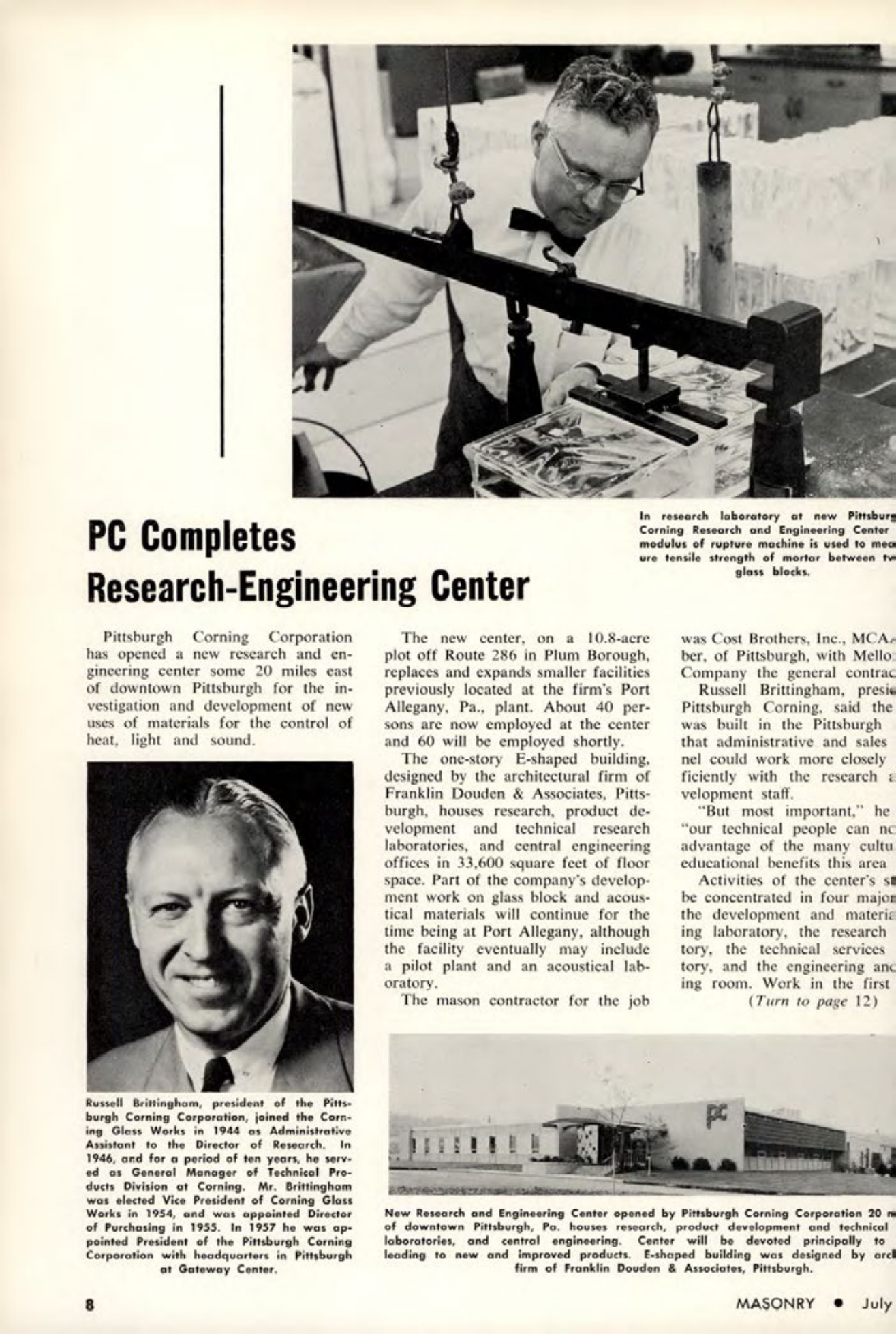 Masonry Magazine July 1962 Page. 8