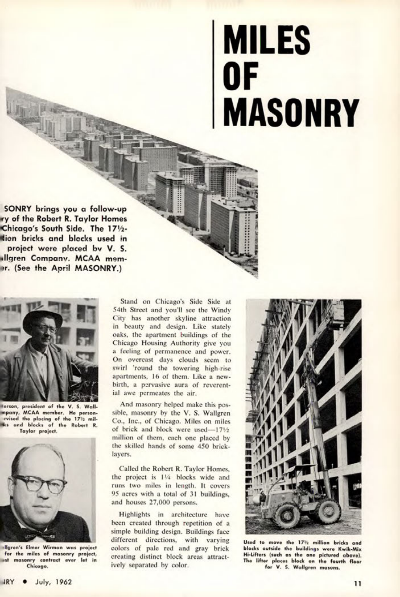 Masonry Magazine July 1962 Page. 11