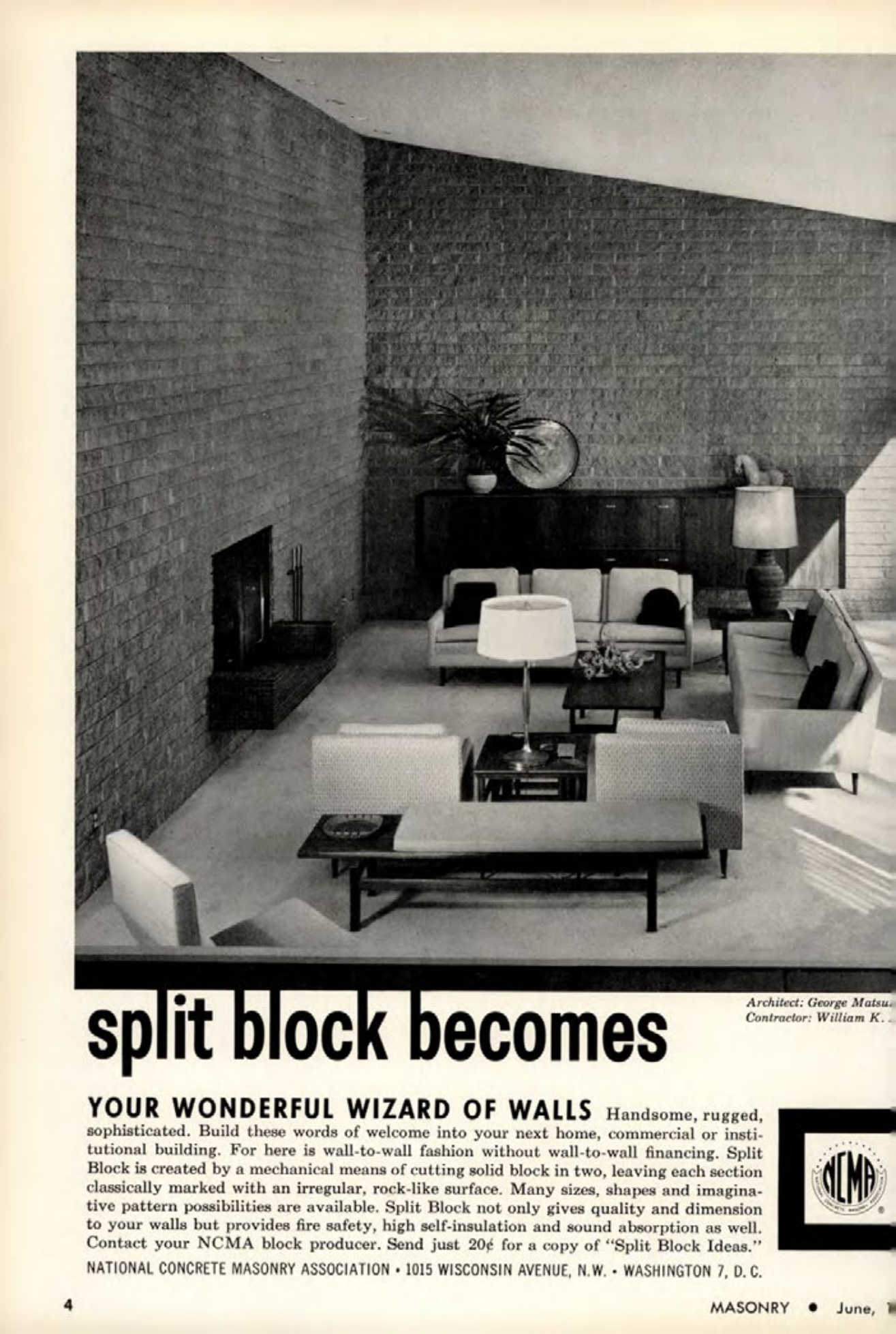 Masonry Magazine June 1962 Page. 4